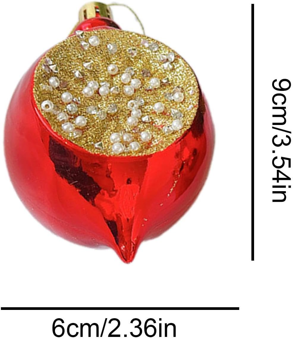 Special-Shaped Ball | Shatterproof Hangings Balls Tree Baubles,Colorful Ball Decoration Pendant Gadgets Tree Balls for Lawn Puchen - Purple 2 Pieces Per Pack image number 2