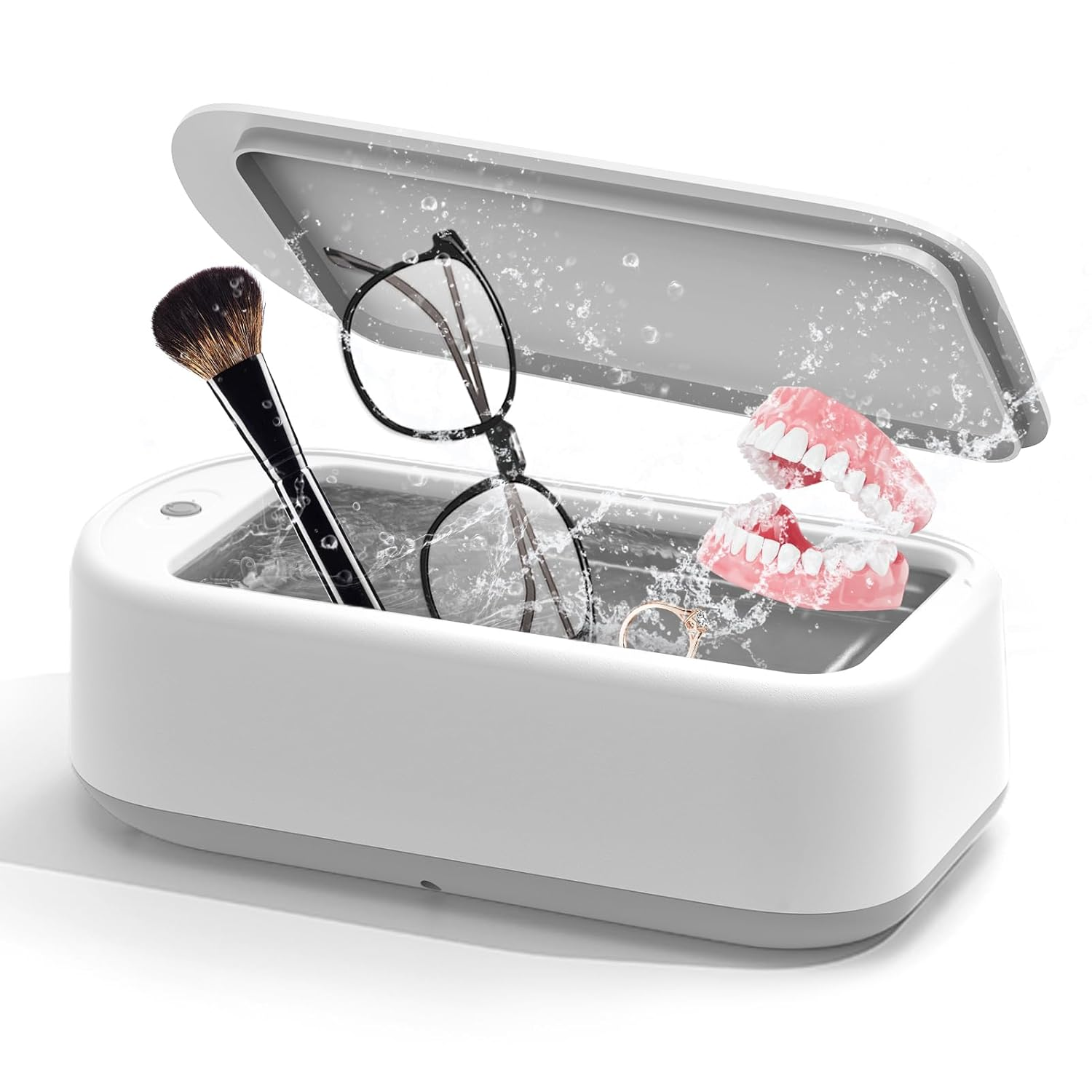 Ultrasonic Cleaning Device 48 Khz Ultrasonic Cleaning Device Glasses 640 Ml Ultrasonic Cleaner 40 W Jewellery Cleaner Ultrasonic Glasses Cleaner Ultrasonic Device for Jewellery Dentures image number 3