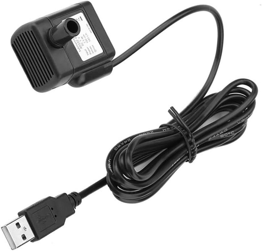 Aquarium Water Pumps, USB Water Pump 5V Small Brushless Pump Aquarium Fish Tank Fountain Pump Water Circulation Electric Pump Submersible Pump for Fish Tank Pet image number 4