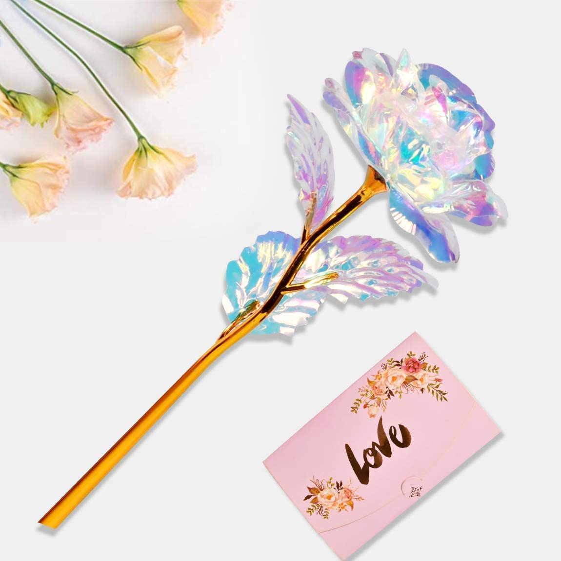 Birthday Gifts for Women, Gifts for Mom on Mothers Day, Artificial Rose Flower & Vase Gifts for Her Wife Grandma from Daughter Christmas, Valentine'S Day, Mother'S Day, Thanksgiving, Anniversary image number 6