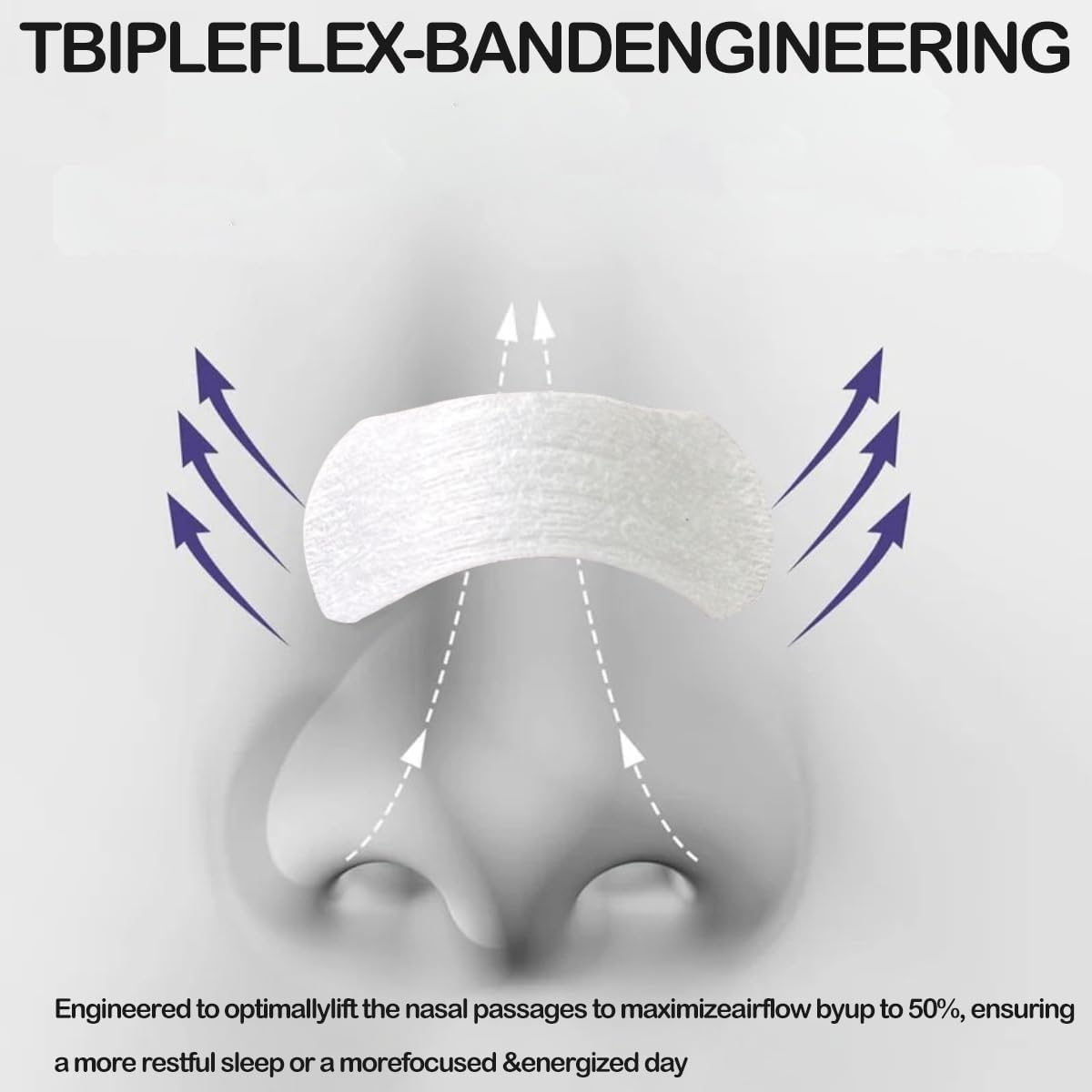 90 Days Supply anti Snoring Nasal Strips-For Men & Women-Snoring Relief Aid-Comfortable Nasal Strips for Nighttime Use image number 1