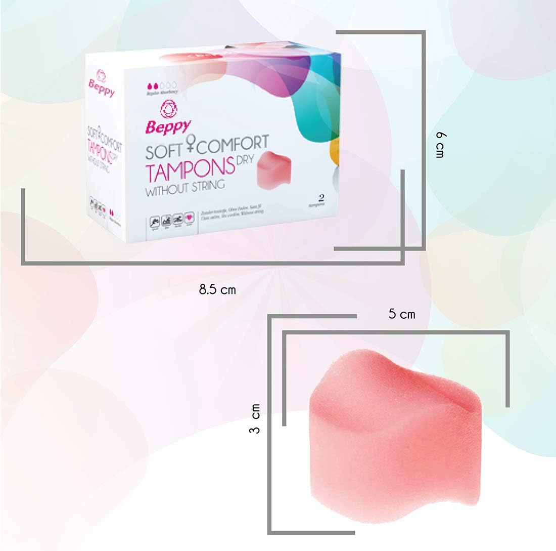 Beppy Comfort Dry Sponge Tampons - Pack of 2 image number 2