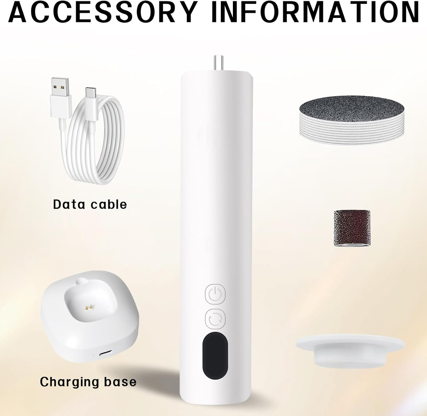 Electric Feet Callus Remover,Electric Foot Files for Men & Women,Pedicure Tool for Feet Dead Skin,Good Gift for Any Occasion,Professional Callus Remover with a Mini,Portable,Lightweight Design image number 2