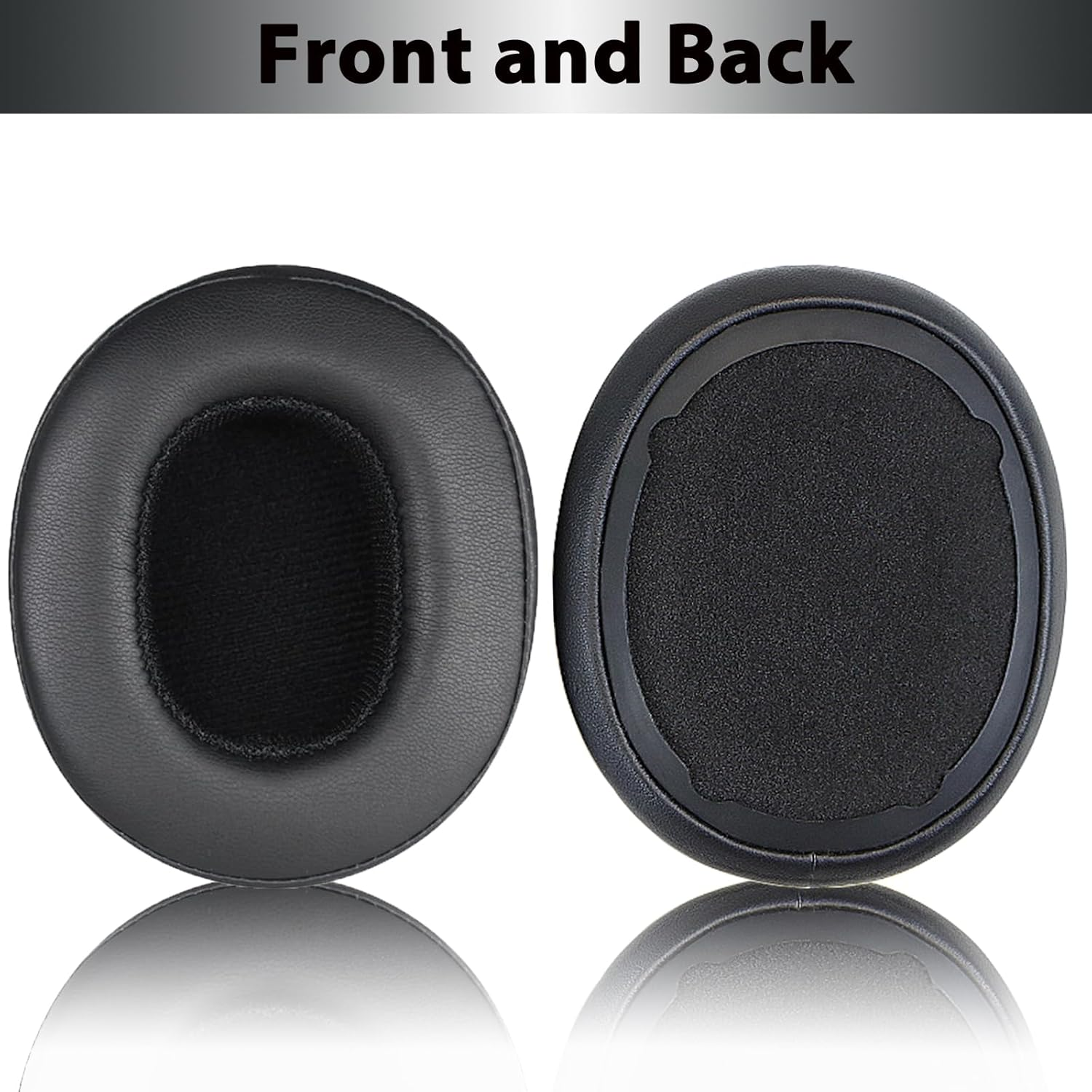 Adhiper Crusher Evo/Anc Replacement Earpads Cushions, Ear Pads for Skullcandy Crusher Wireless/Crusher Anc/Crusher Evo/Crusher 360 & Hesh Anc/Hesh Evo/Hesh 3 & Venue ANC Headphones (Black)