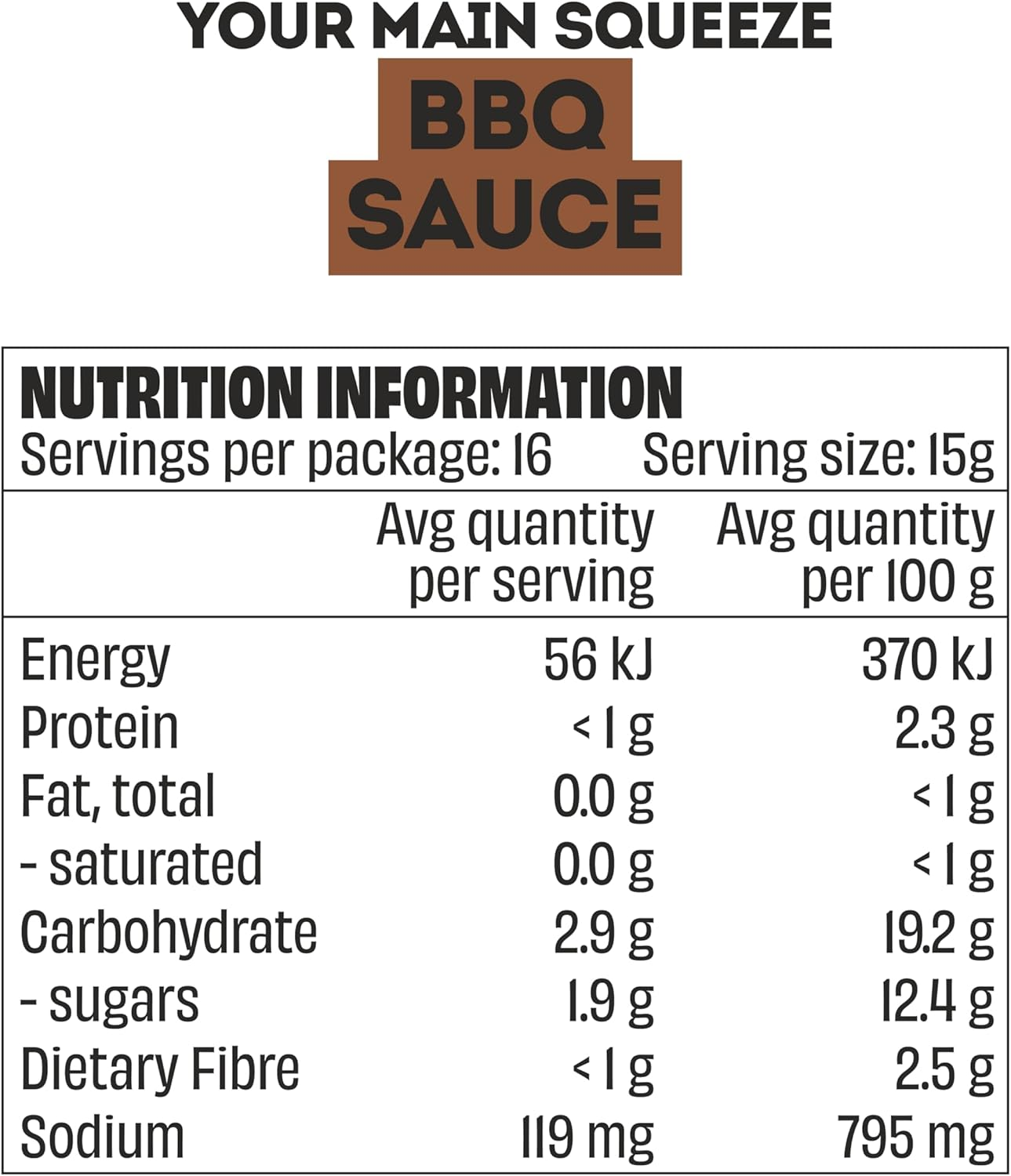 Mingle Seasoning No Nasties Bbq Sauce