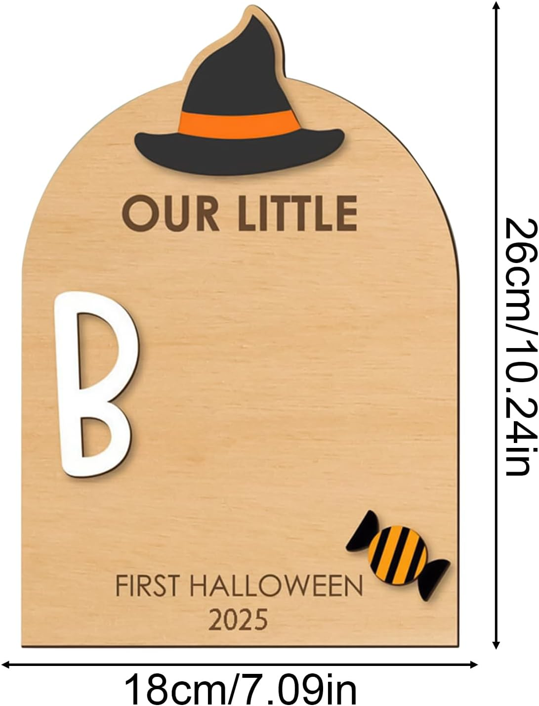 Foot Print Kit for Baby - Baby'S First Halloween Keepsake,Craft Kit with Ink Pad Hand Ornament for Birth Shower Mom Dad Kids Family, Christmas Halloween Nursery image number 2