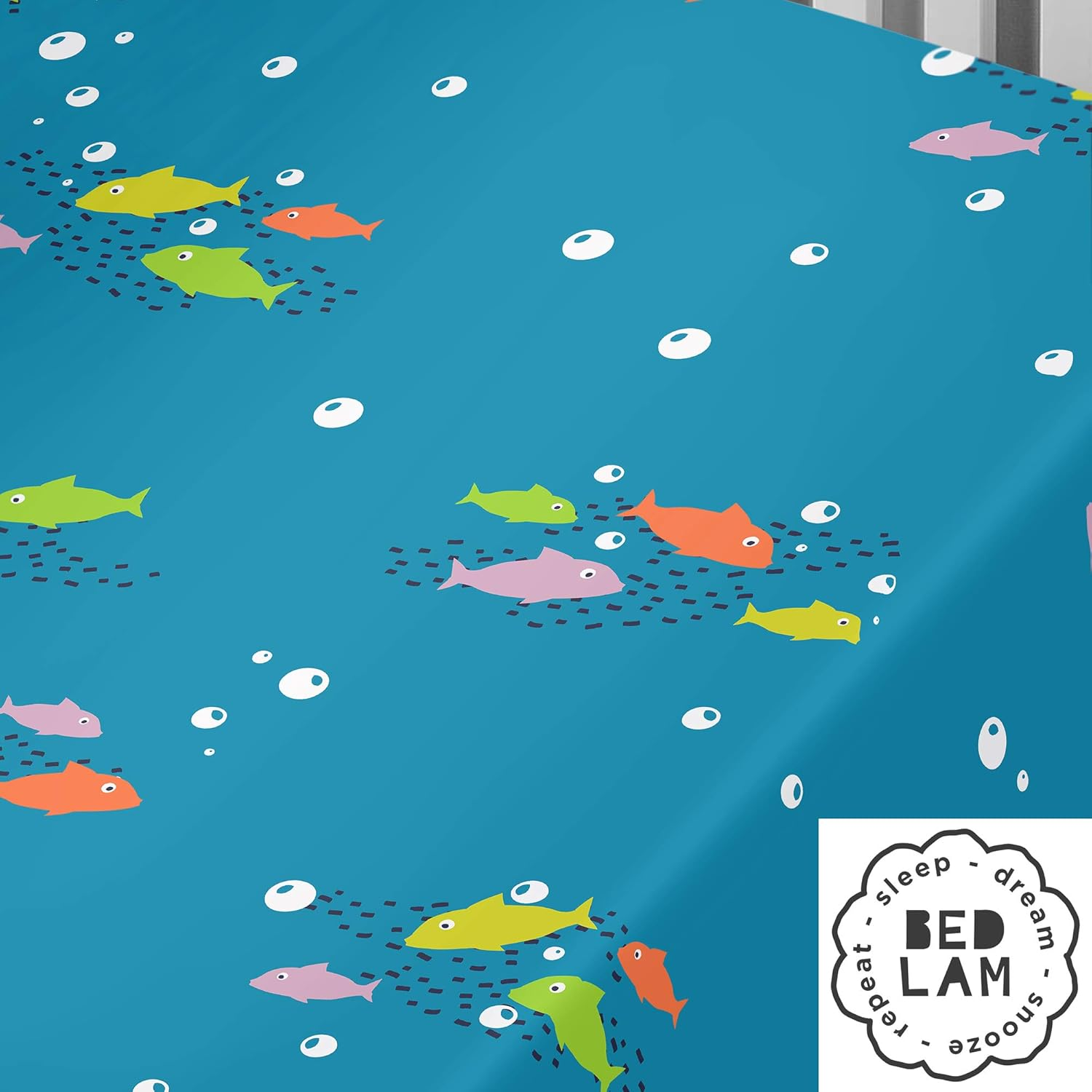 Bedlam Bedding, Boys, Children, Kids Fitted Sheet Single, Polyester, Multicolour image number 1