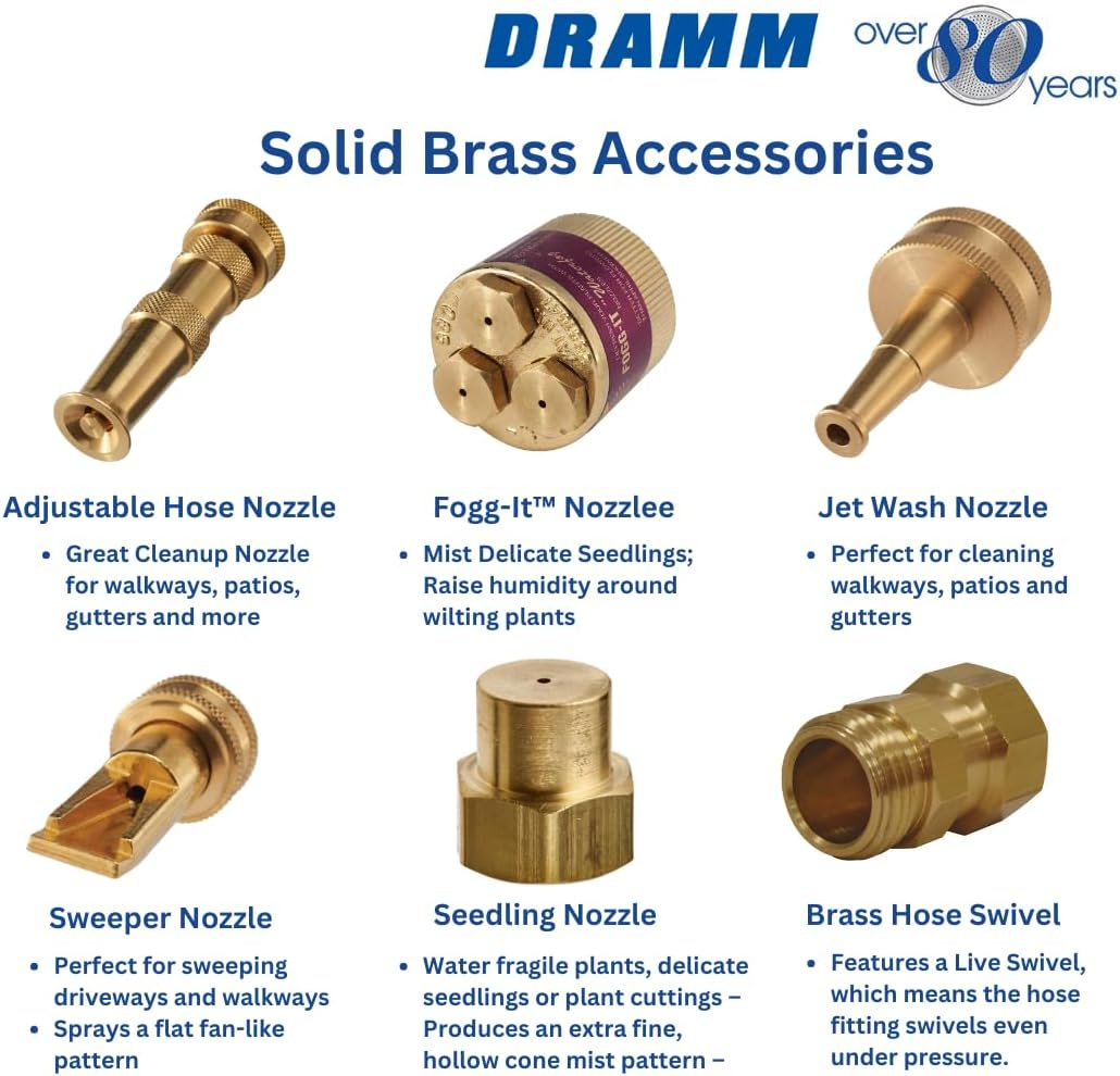 Dramm 13825 Brass Hose Swivel image number 3