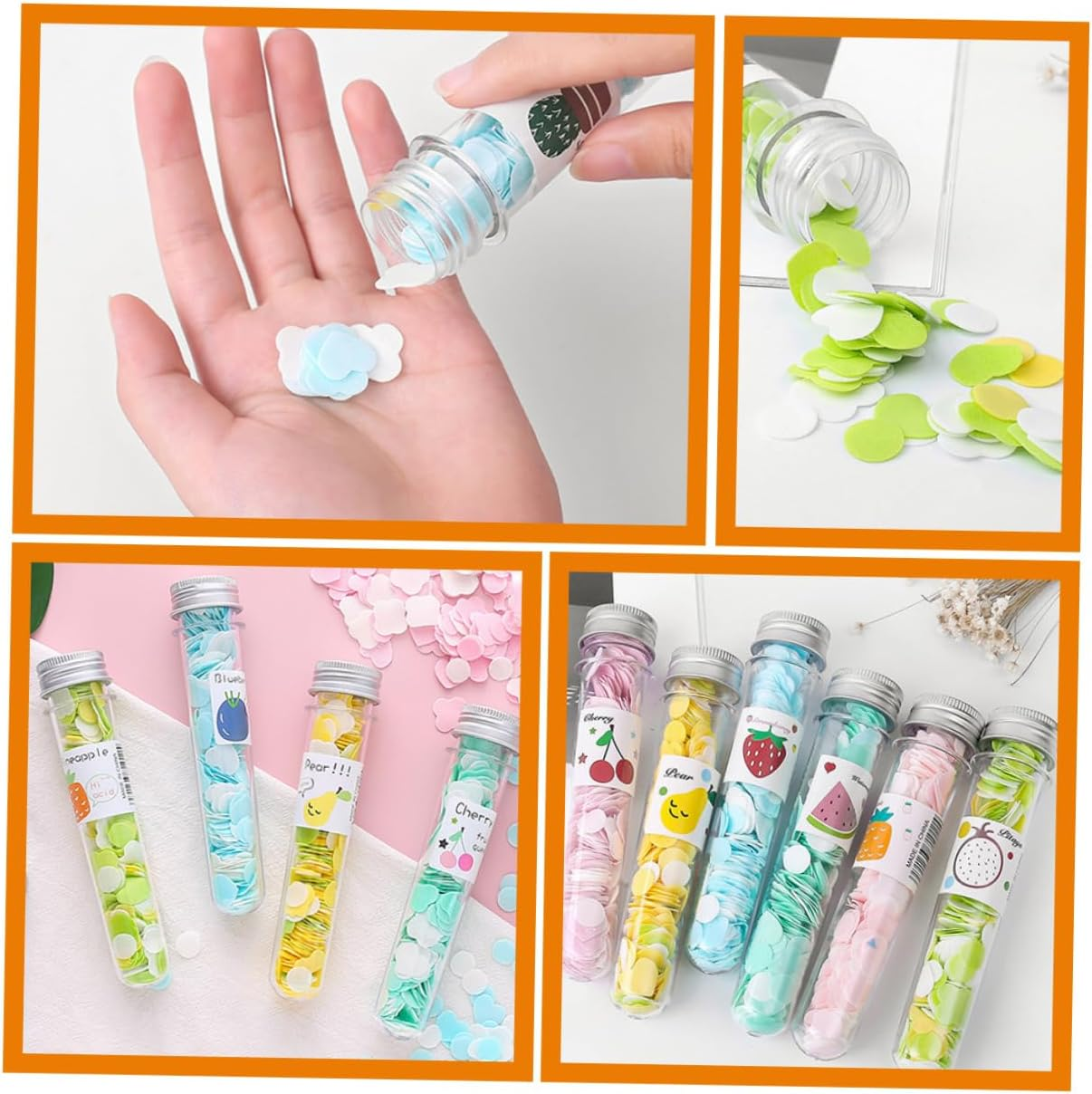 BRIGHTFUFU 12 Pack Portable Soap Sheets Hand Wash Soap Slices Compact Travel for Hotel Mall Public Toilet Present