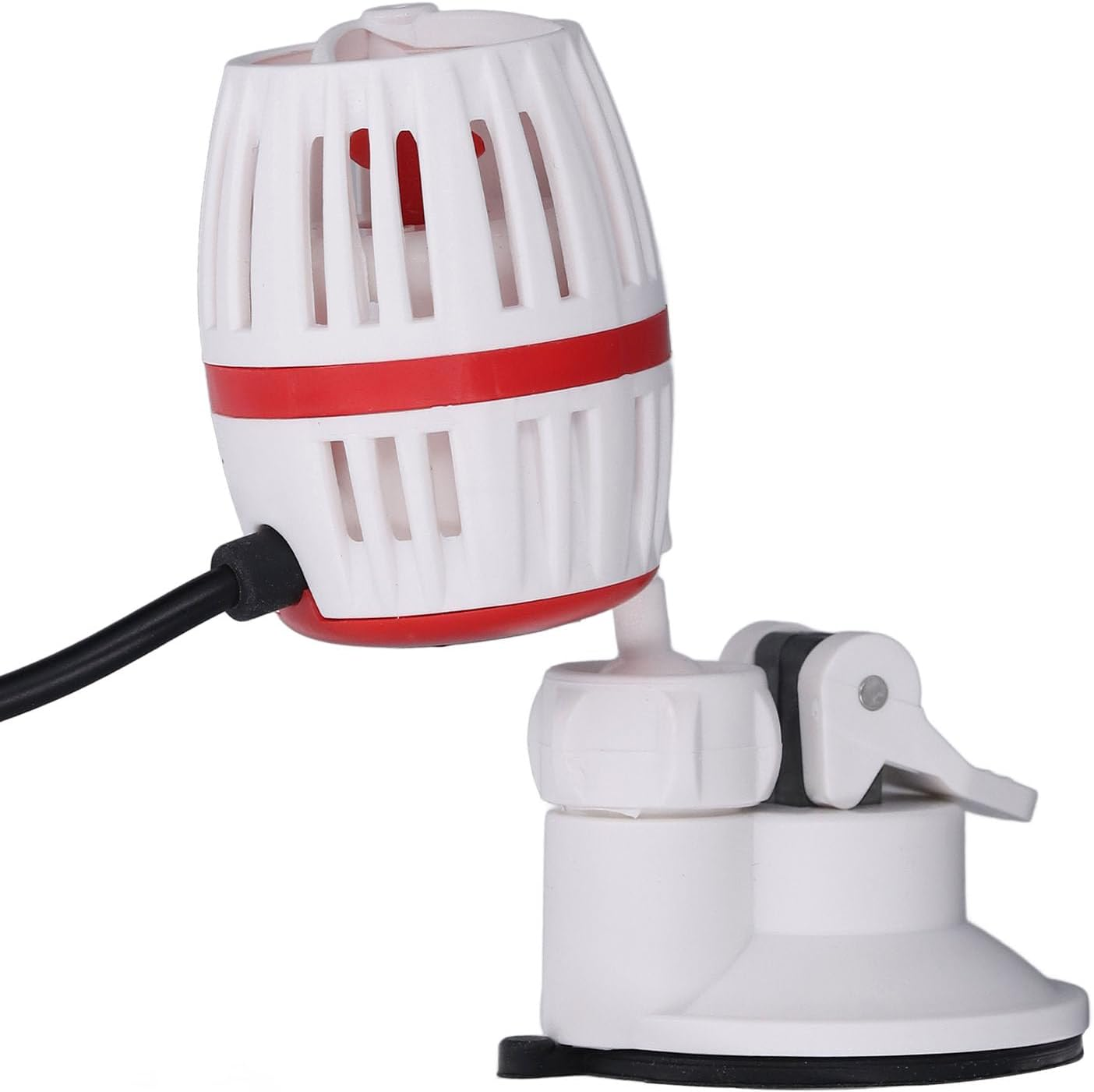 Aquarium Wave Maker, 4 Gears Adjustable Circulation Pump for Saltwater and Freshwater Fish Tank, Power Head (Black) (White) image number 2