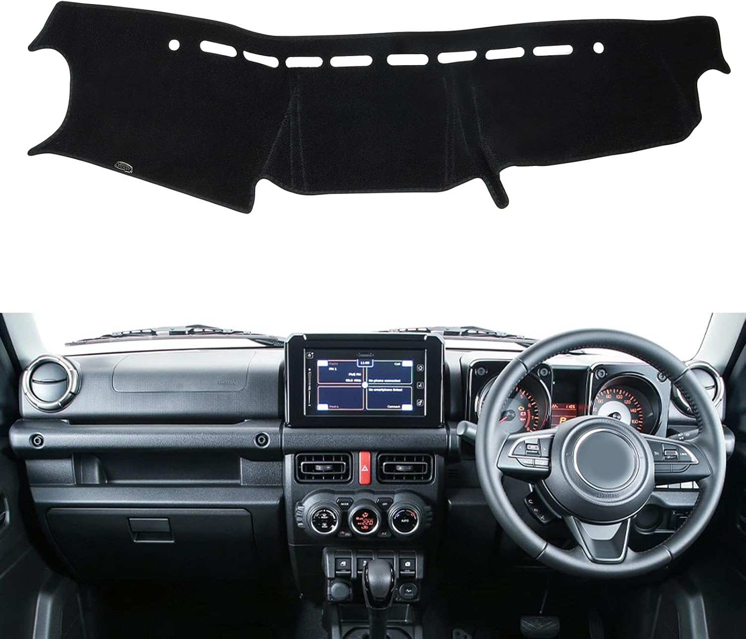 Car Dash Mat Dashmat Anti-Slip Mat Dashboard Pad UV Protective Cover for Suzuki Jimny 2019 2020 2021 2022 JB64 JB74 Sunshade Carpet Accessories image number 3