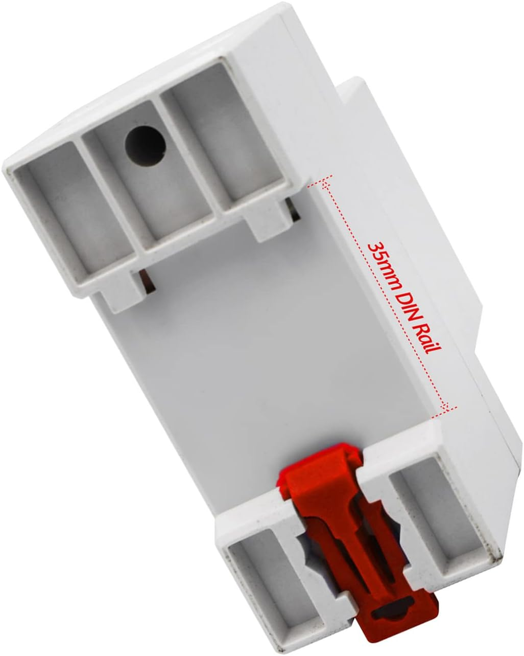 LCD Digital Display Single Phase Din-Rail Energy Meter 5-80A 220V-240V 50Hz Electronic Kwh Meter Power Consumption Monitor DDM15SC image number 1