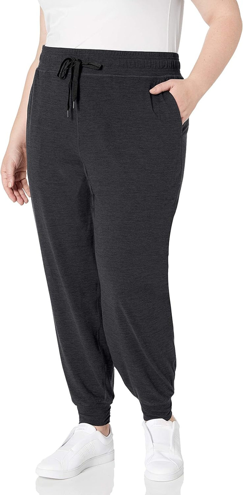 Amazon Essentials Women'S Brushed Tech Stretch Jogger Pant (Available in plus Size) image number 6