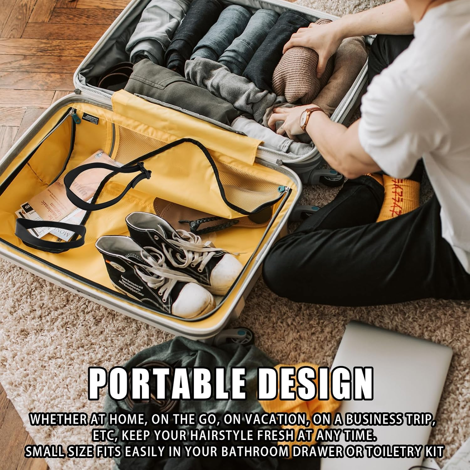 PEUTIER Hair Trimming Guide Men, Black Hair Cut Guides Fade Cutting Tool with 2 Hair Bands Adjustable Neckline Shaving Template for Home Use Barber Shops Hair Salons Makeup Rooms image number 1