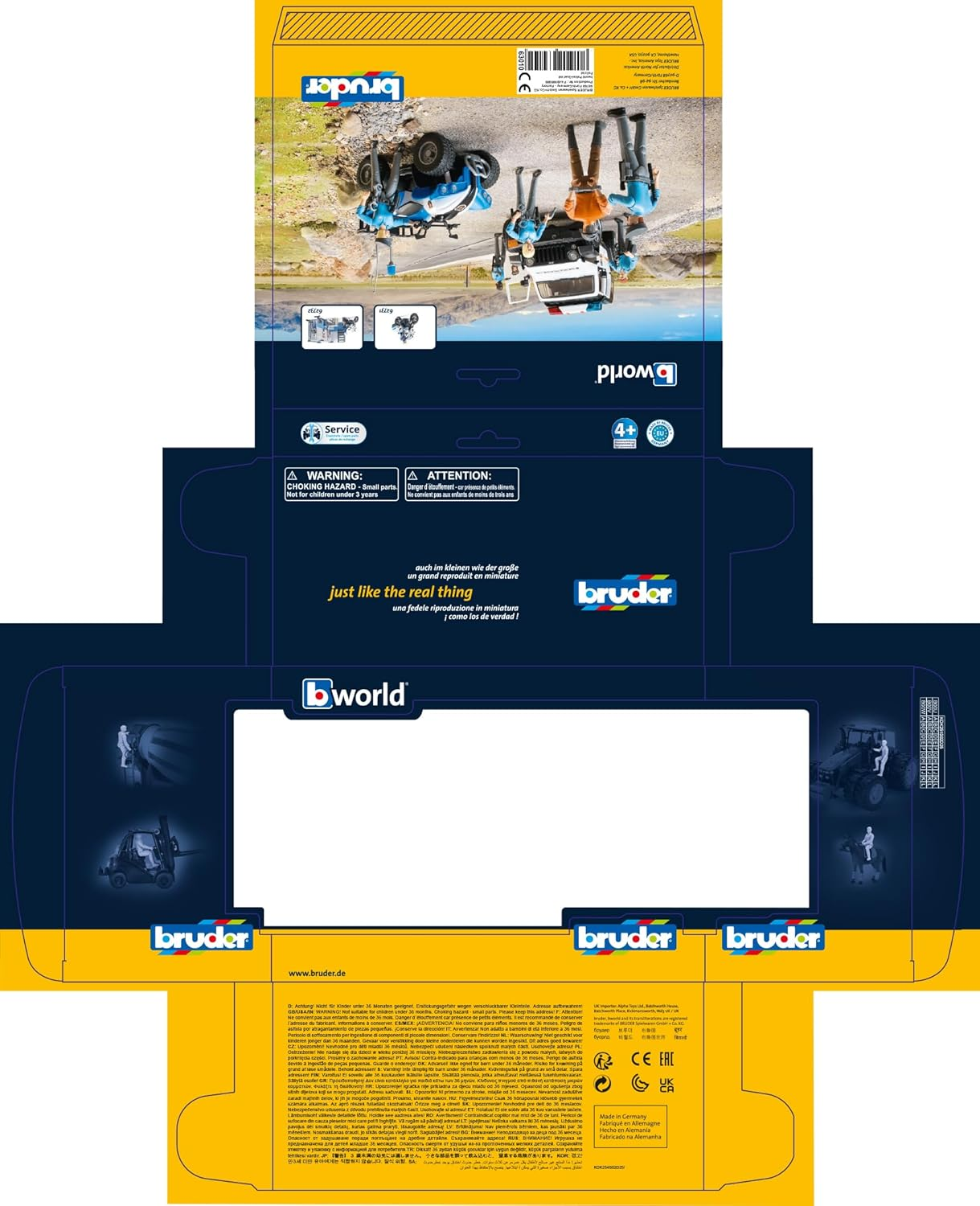 Bruder Quad with Policemen & Accessories image number 5