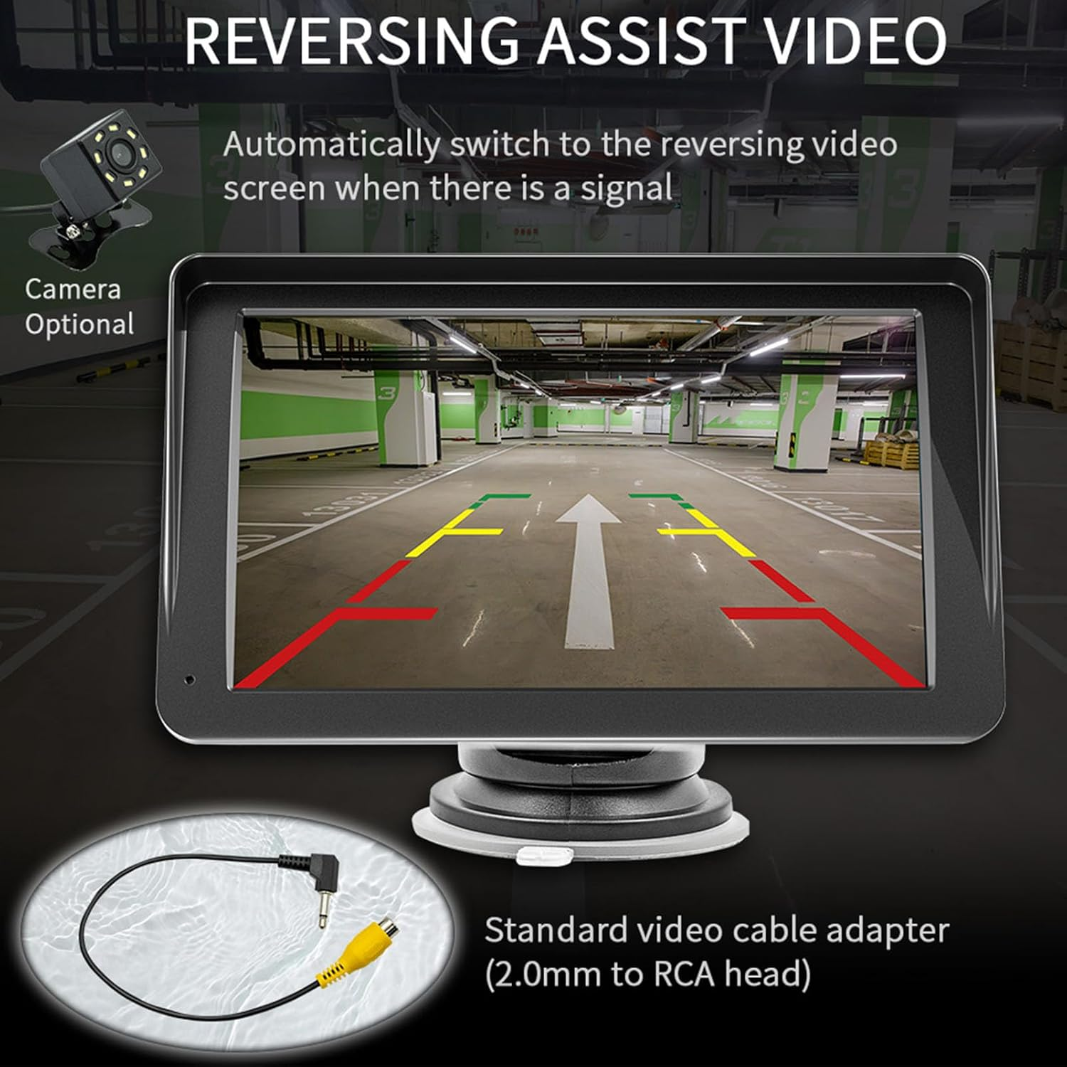 Car Stereo Car Radio, 7 Inch Car MP5 Player, HD Touch Screen, FM Radio Audio Receiver, AUX in USB TF Card Input, Multimedia Player, Mirror Link with Rear View Camera image number 6