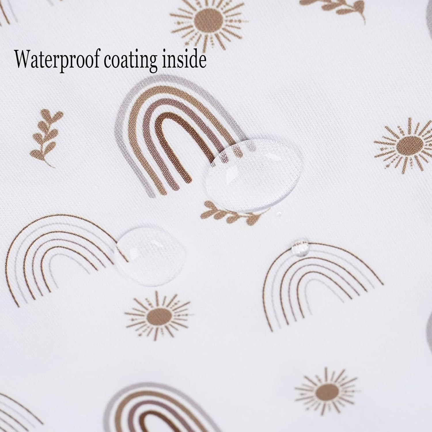 3 Pcs Wet Bags Waterproof Reusable Zippered Pocket Cloth Diaper Wet Dry Bags, Wet Bag Storage Bag Zipper Waterproof Washable Travel Bags with Zippered Pockets & Handle for Swimsuit Wet Clothes,Rainbow image number 6