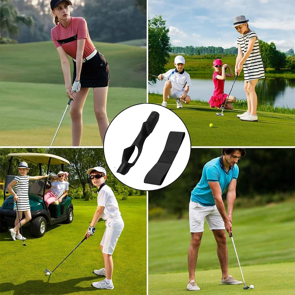 Grip Trainer Attachment & Swing Correcting Arm Band,Golf Right Hand Training Aid Connection Band Training Grip Attachment Accessories for Perfect Hand Positioning and Improved Swing Mechanics image number 2