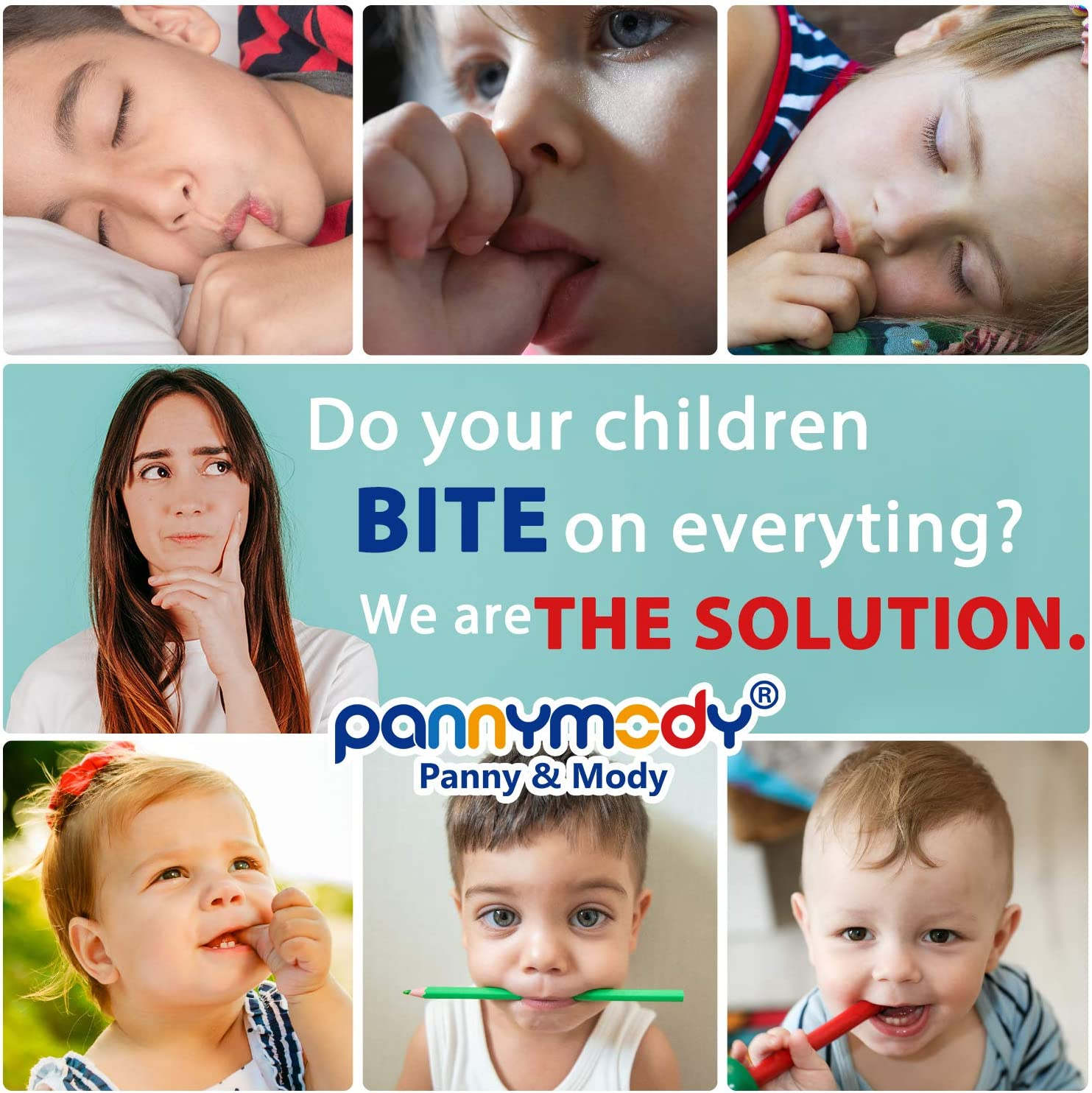 Panny & Mody Australian Local Manufacturer Sensory Chew Necklace for Kids Boys Girls, Silicone Tortoise Pendant Teething Necklace for Toddler Boys Children with Anxiety Autism ADHD Oral Motor, Chewable Jewellery - Blue - Blue+Green+Pink+Purple image number 4