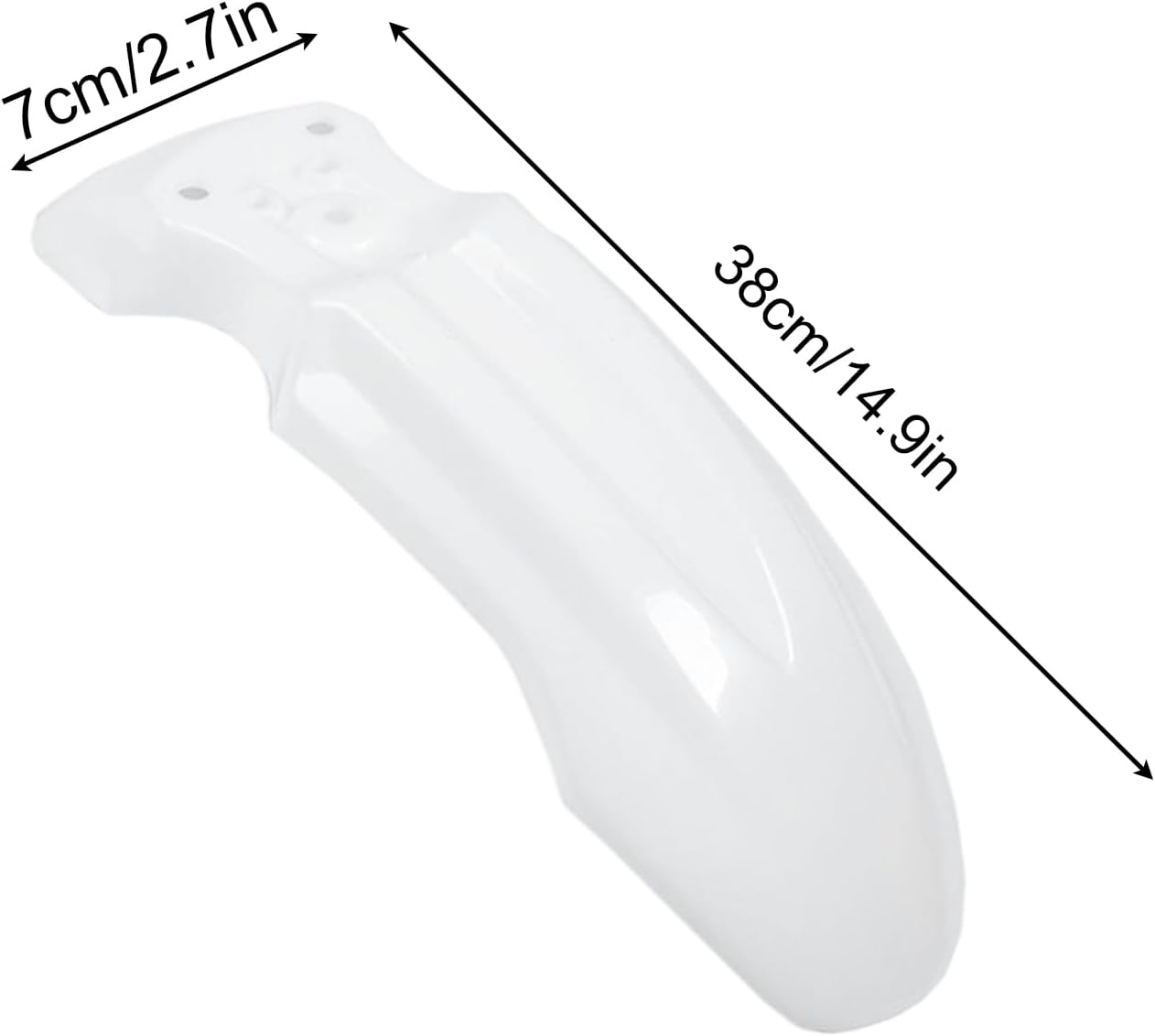 Dirt Bike Mudguard - Protective Body Frame Accessories,Electric Motorbike Mud Guard,For Electric Motorbike Outdoor Rainy Day Gravel Land Water Stain - Orange image number 4