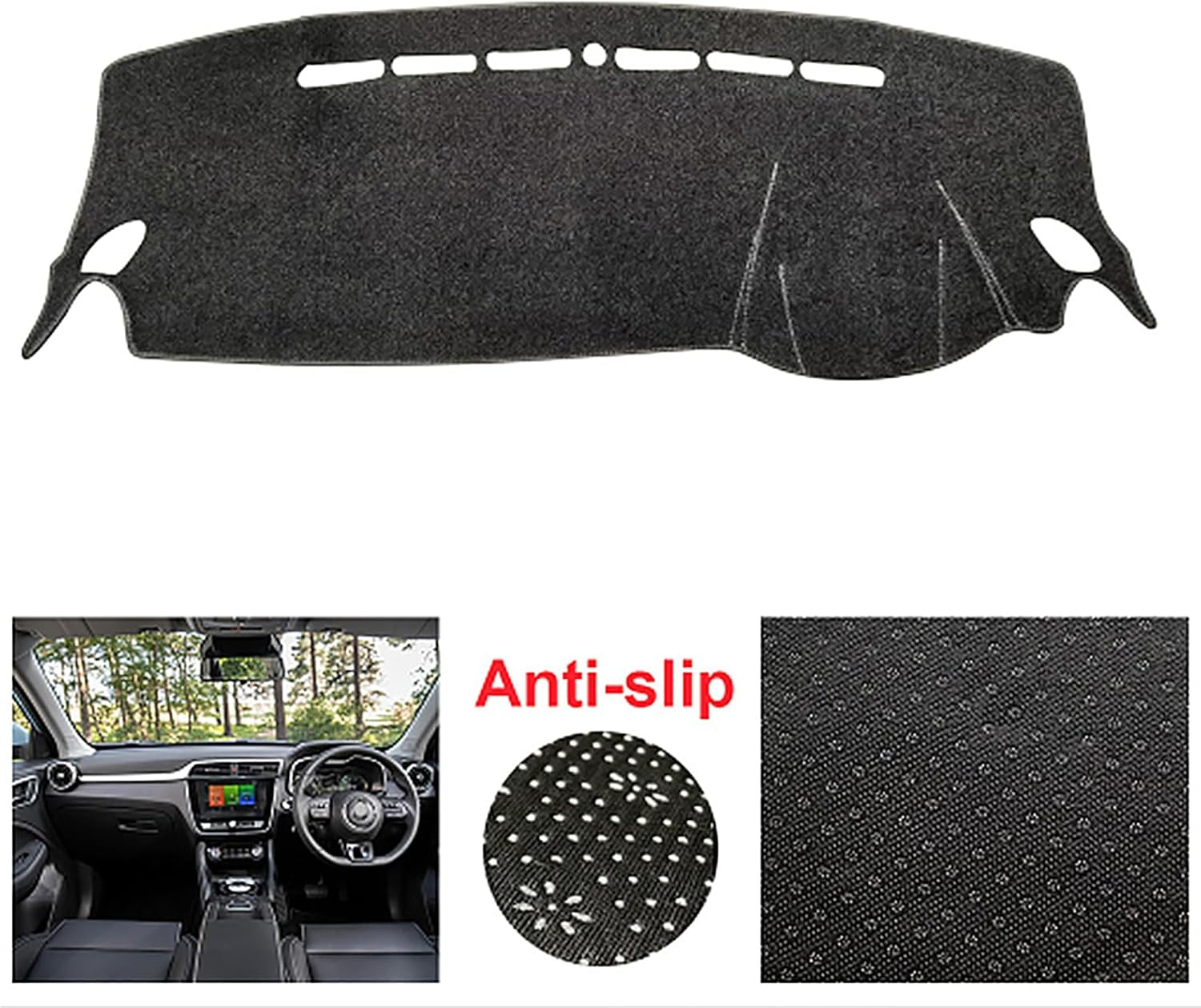 MAX COOL Dash Mat Dashboard Sun Cover Pad Non-Slip Mats Compatible with MG ZS S Excite plus Essence SUV 9/2017-20 MY19 DM1519 image number 2