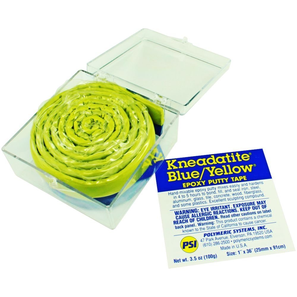 Blue/Yellow Epoxy Putty Tape 90Cm Green Stuff image number 1