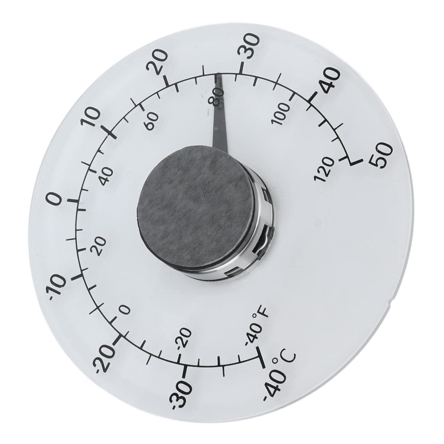 Weather Outdoor Adhesive Transparent Door Window Temperature Meter for Farm Home image number 2