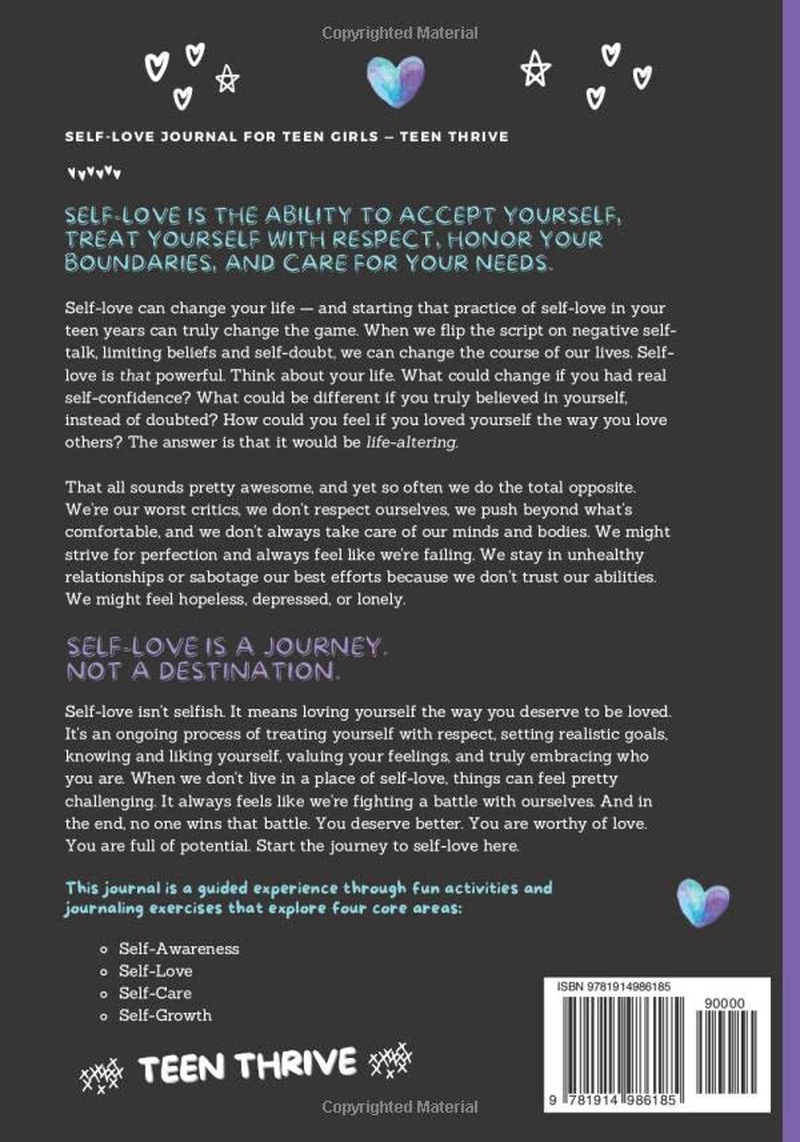 The Self-Love Journal for Teen Girls: a Fun and Empowering Journal to Build Confidence and Cultivate Self-Awareness, Self-Love, Self-Care and Self-Growth image number 1