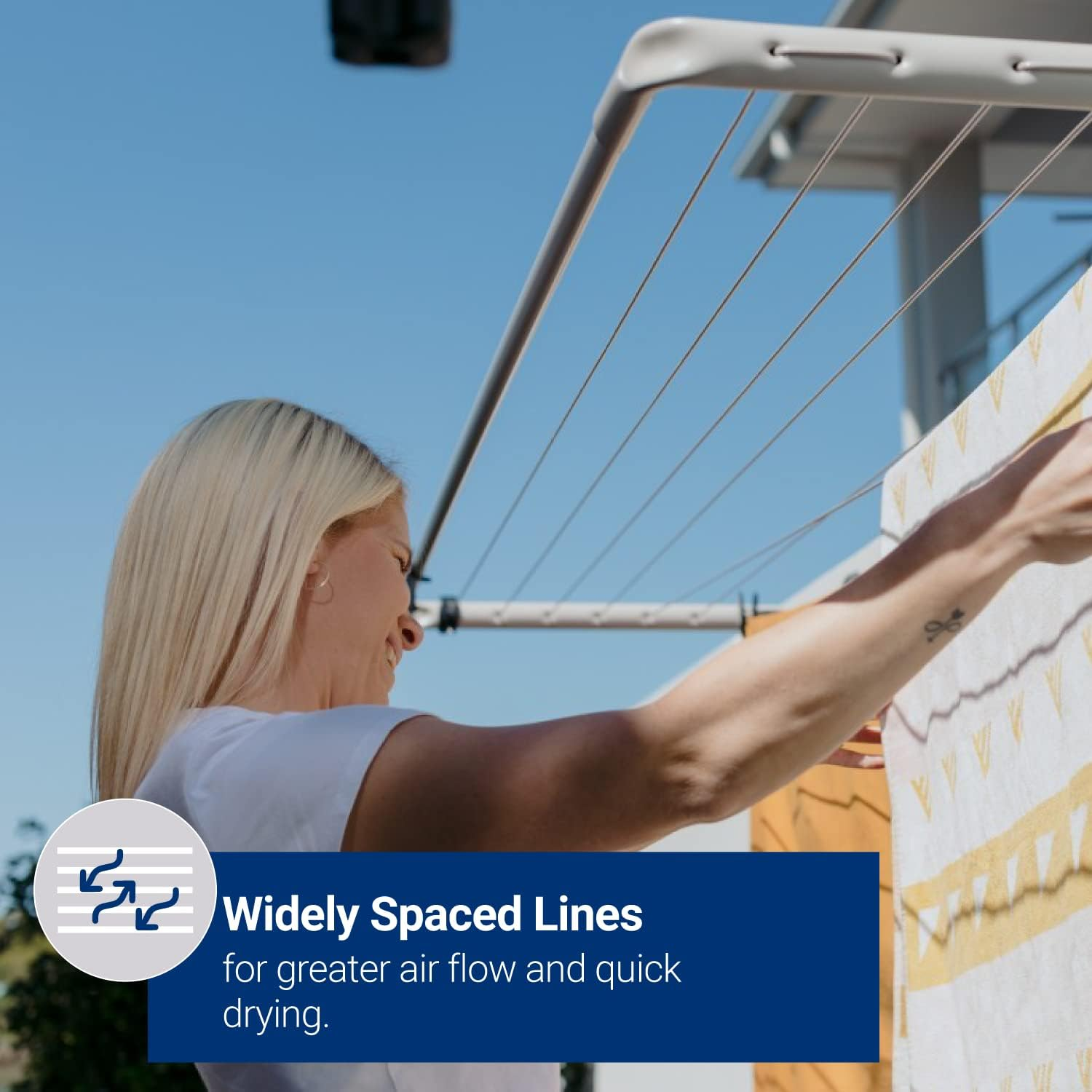 Hills Compact Folding Frame Clothesline, Monument image number 3