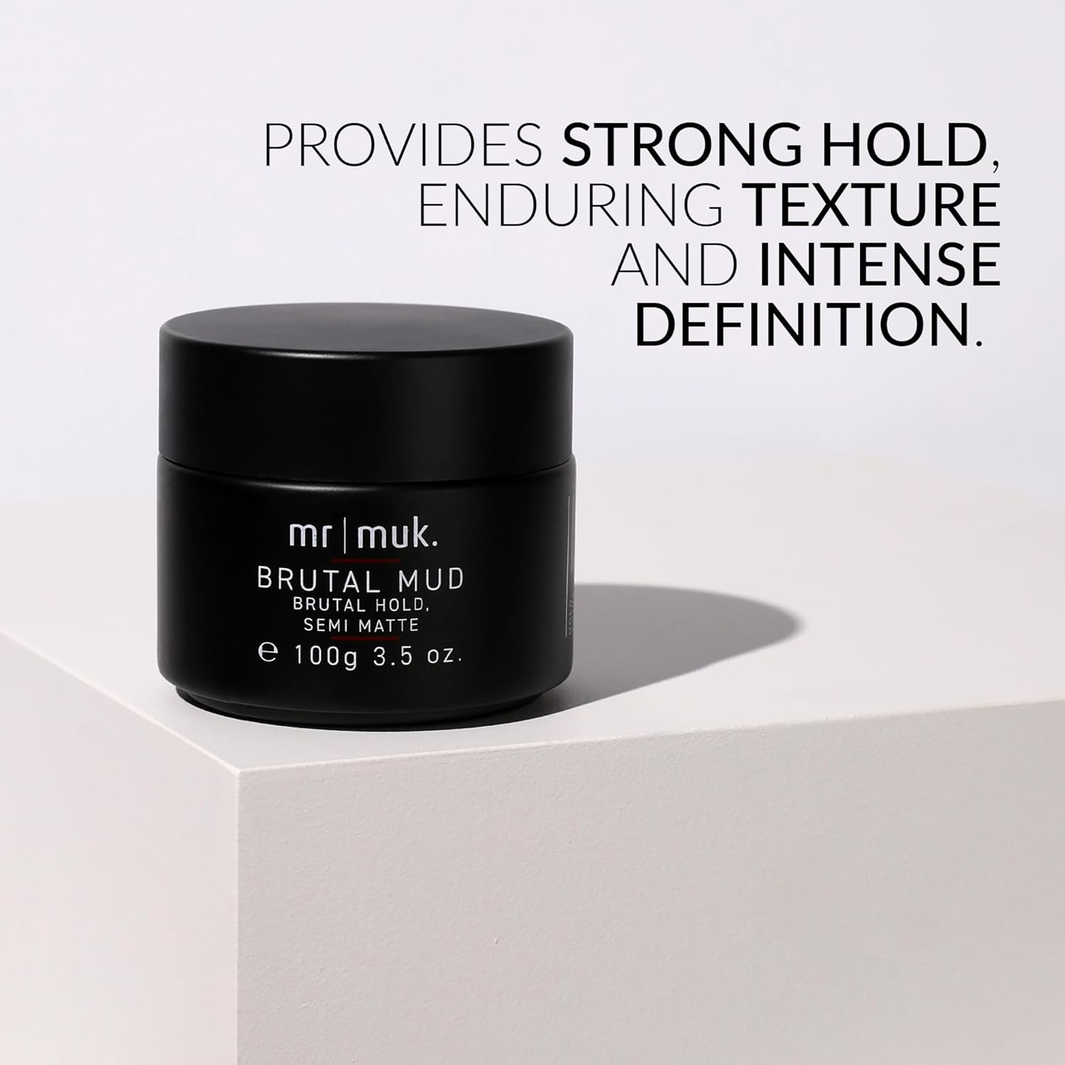 Mr Muk Brutal Mud 100G, Styling & Texturising Powder 12G & Hair Beard Body Wash 250Ml Full Size Trio Pack &ndash; Strong Hold, Matte Texture, Multi-Use Wash &ndash; Hair, Beard & Skin Care for All Types image number 3