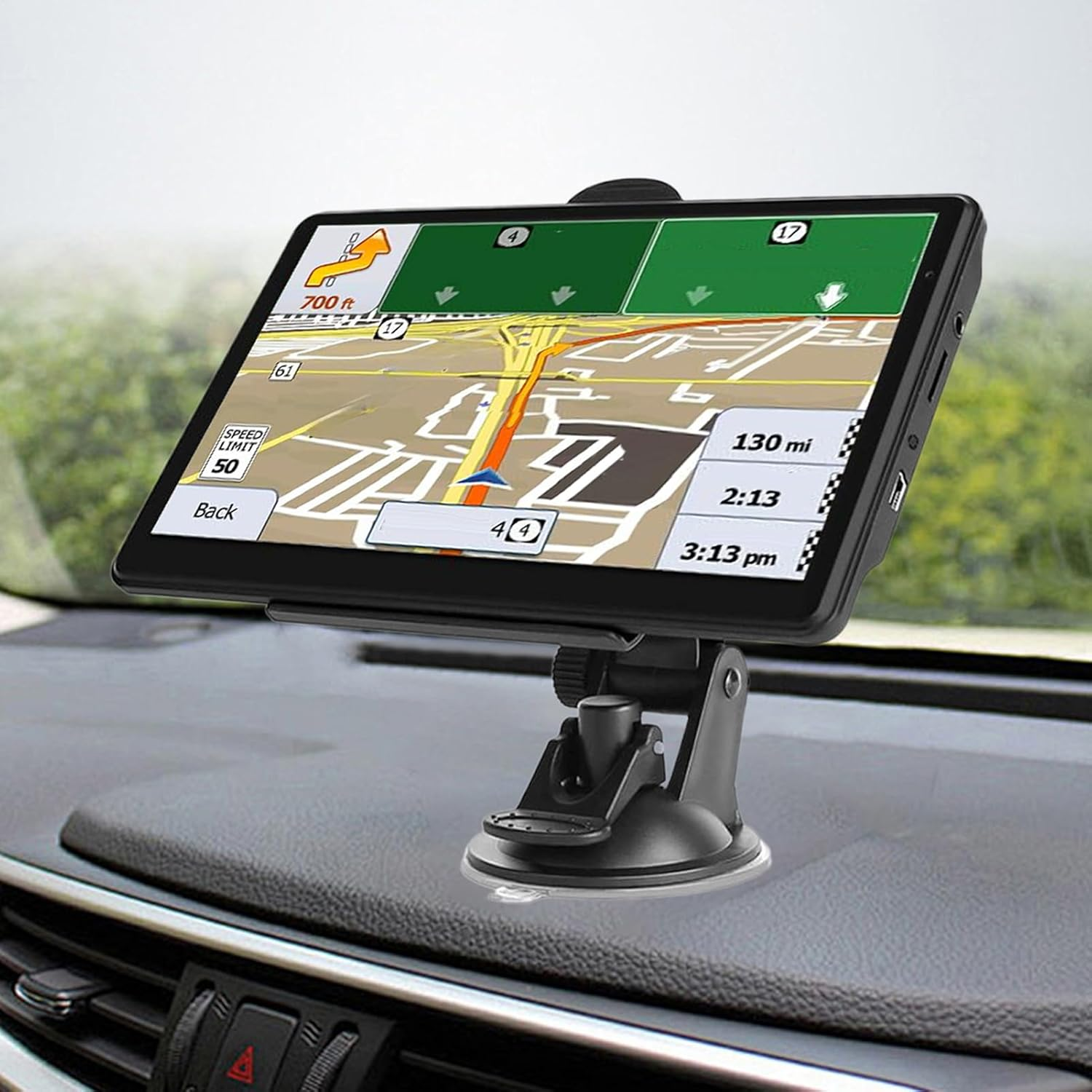 Car GPS Navigation | 18 Cm Screen with Vehicle Equipment | Touchscreen Maps Display for Long Vehicle Travel - Europe image number 3