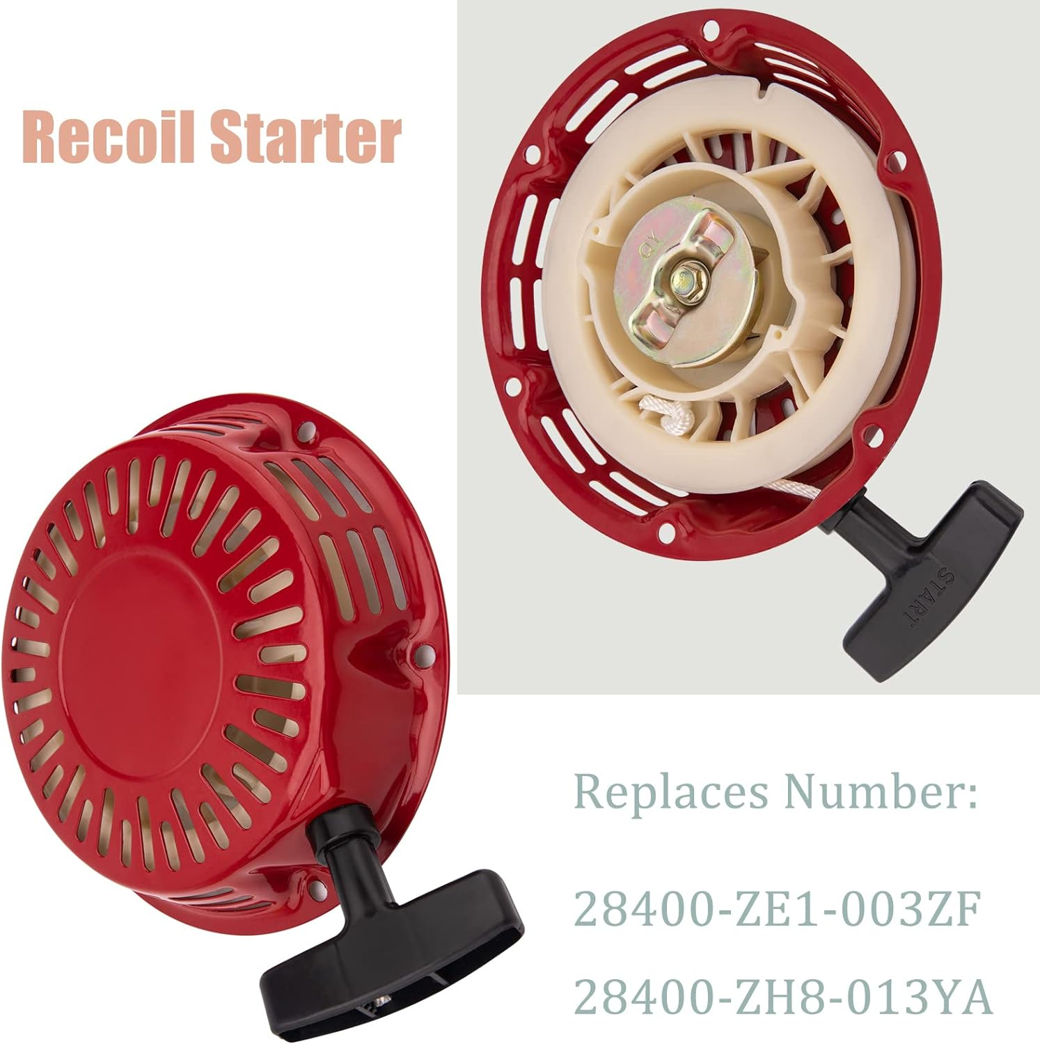 GX160 GX200 Carburetor Compatible with Honda GX120 GX140 GX 160 GX168 GX200 5HP 5.5HP 6.5HP Engine, GX160 Carburetor + Recoil Starter + Ignition Coil + Air Filter Tune up Kit image number 1