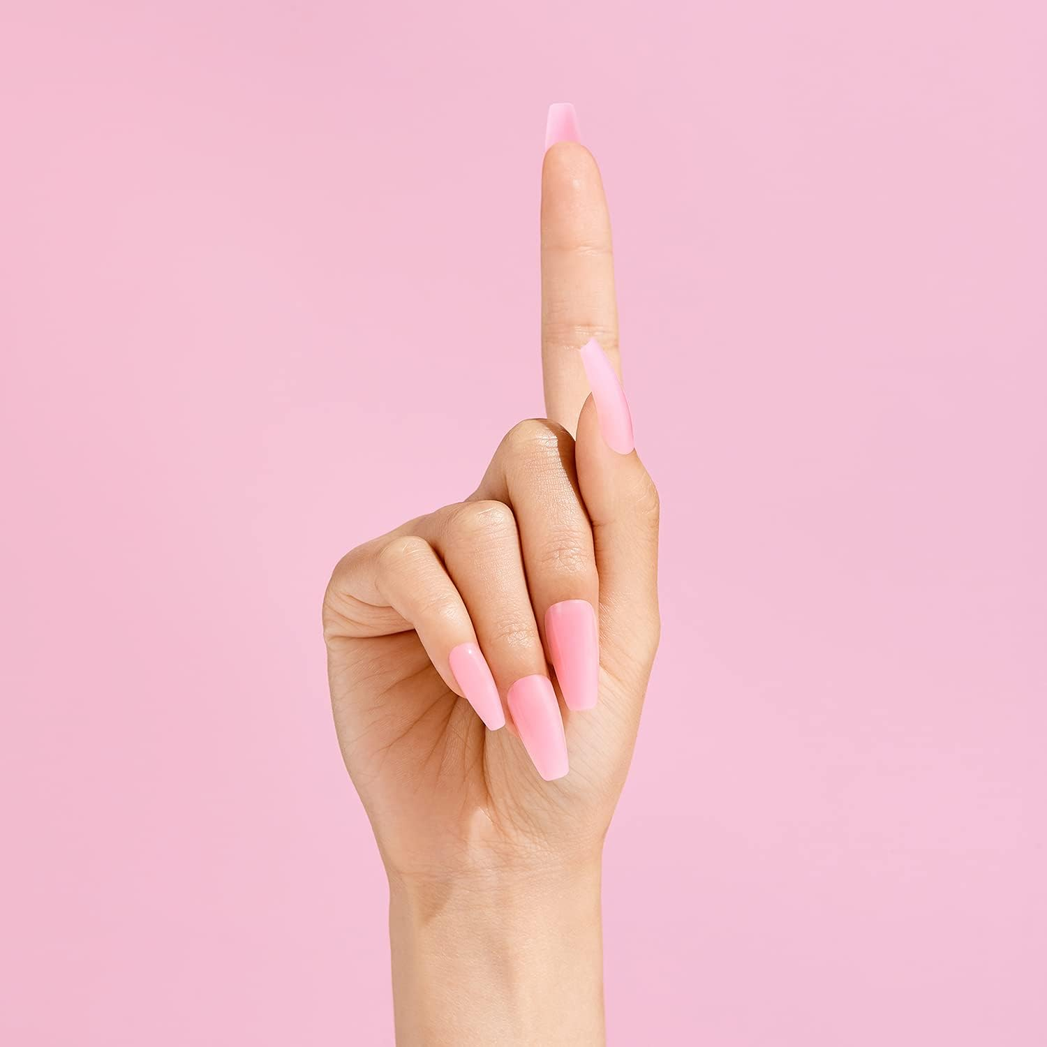 Gold Finger Full Cover Nails Press on 24 Nails Long Length image number 6