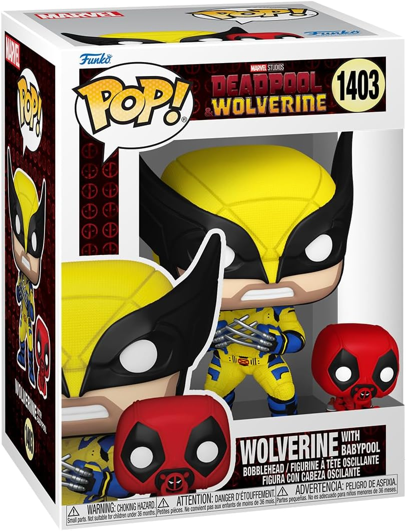 FUNKO POP! & Buddy: Deadpool 3 - Wolverine with Babypool image number 3