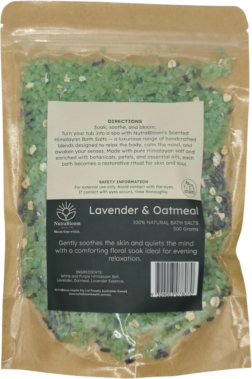 Nutrabloom Botanical Bath Salts (Red Rose) image number 3