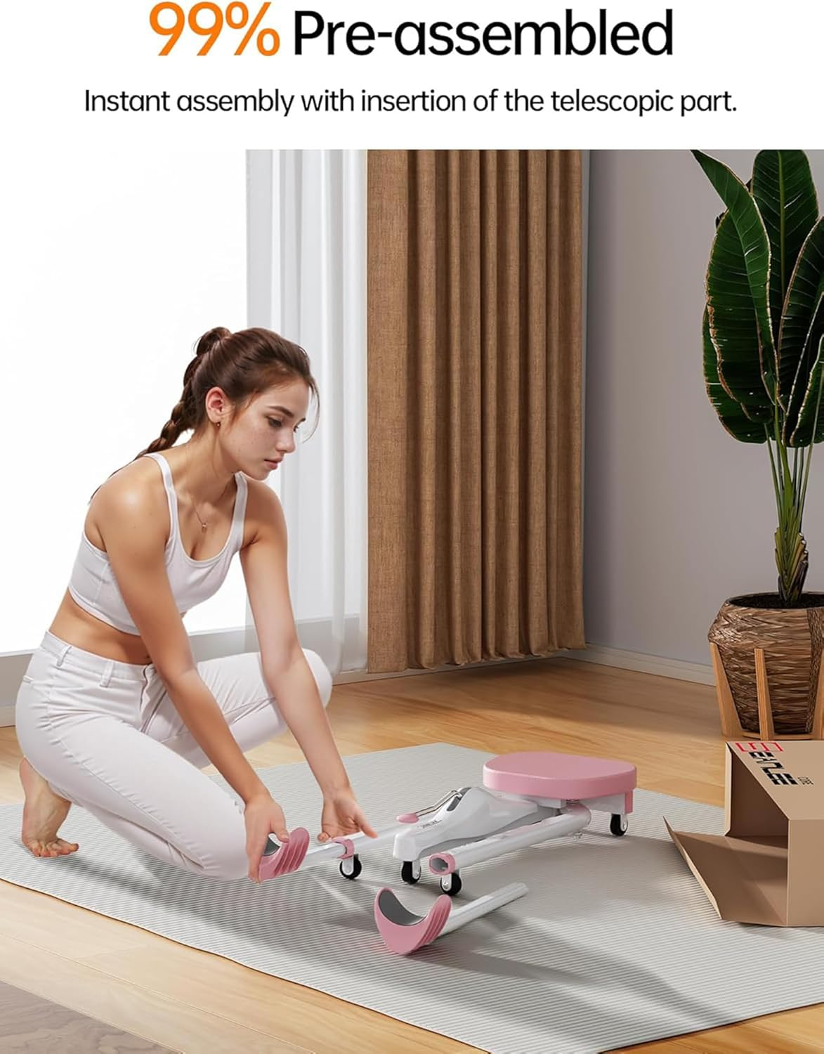 Split Machine, Leg Stretcher Machine to Improve Flexibility and Quality of Stretching, Equipment Suitable for Ballet, Cheerleading Dance, Gymnastics and Other Sports image number 6