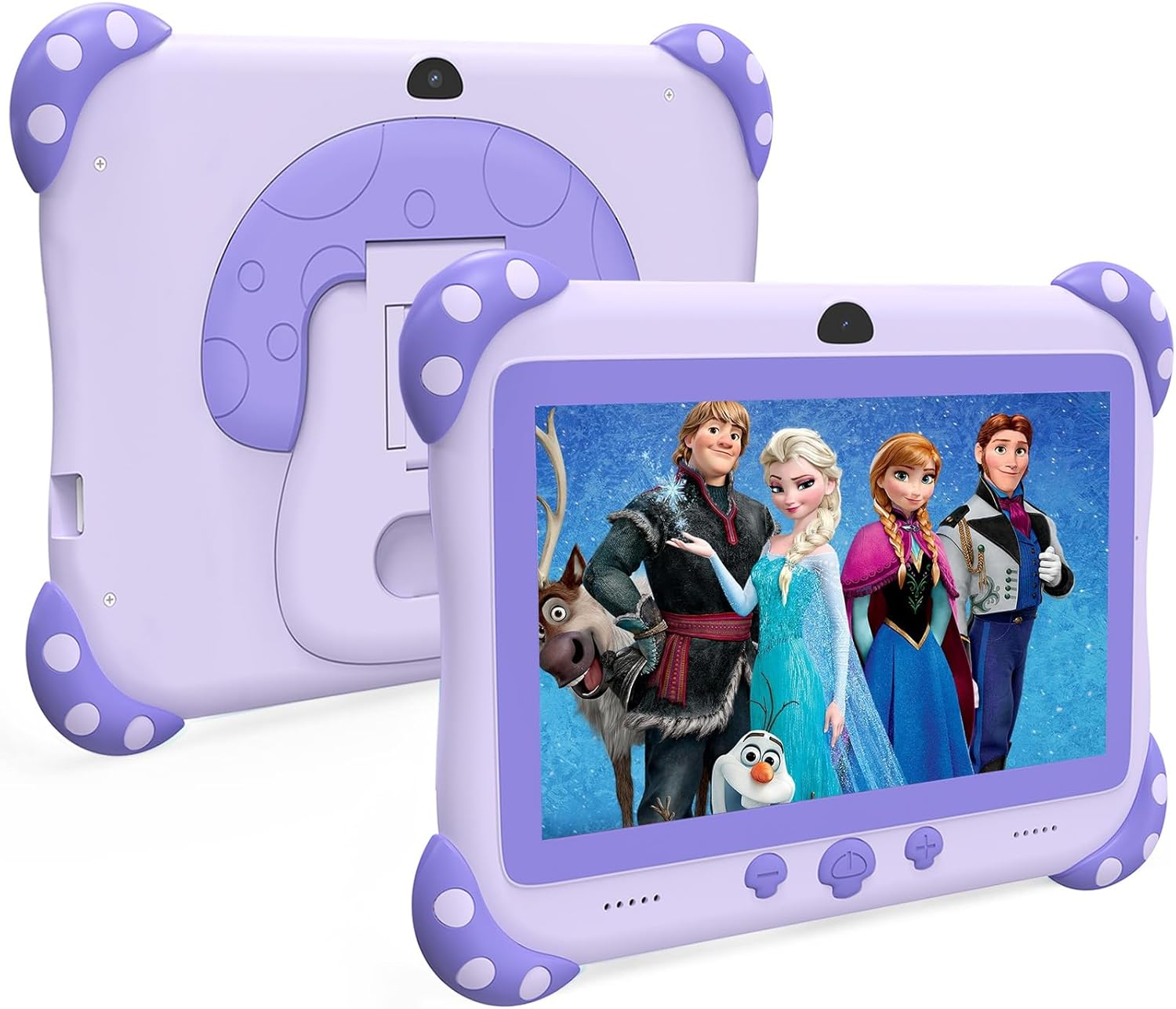 Kids Tablet Android 7 Inch Toddler Tablet for Kids with Wifi Dual Camera Parental Control 32GB ROM 128GB Expand Children'S Tablets with Kid Software Educational Games Ages 3 to 14 Years(Pink)