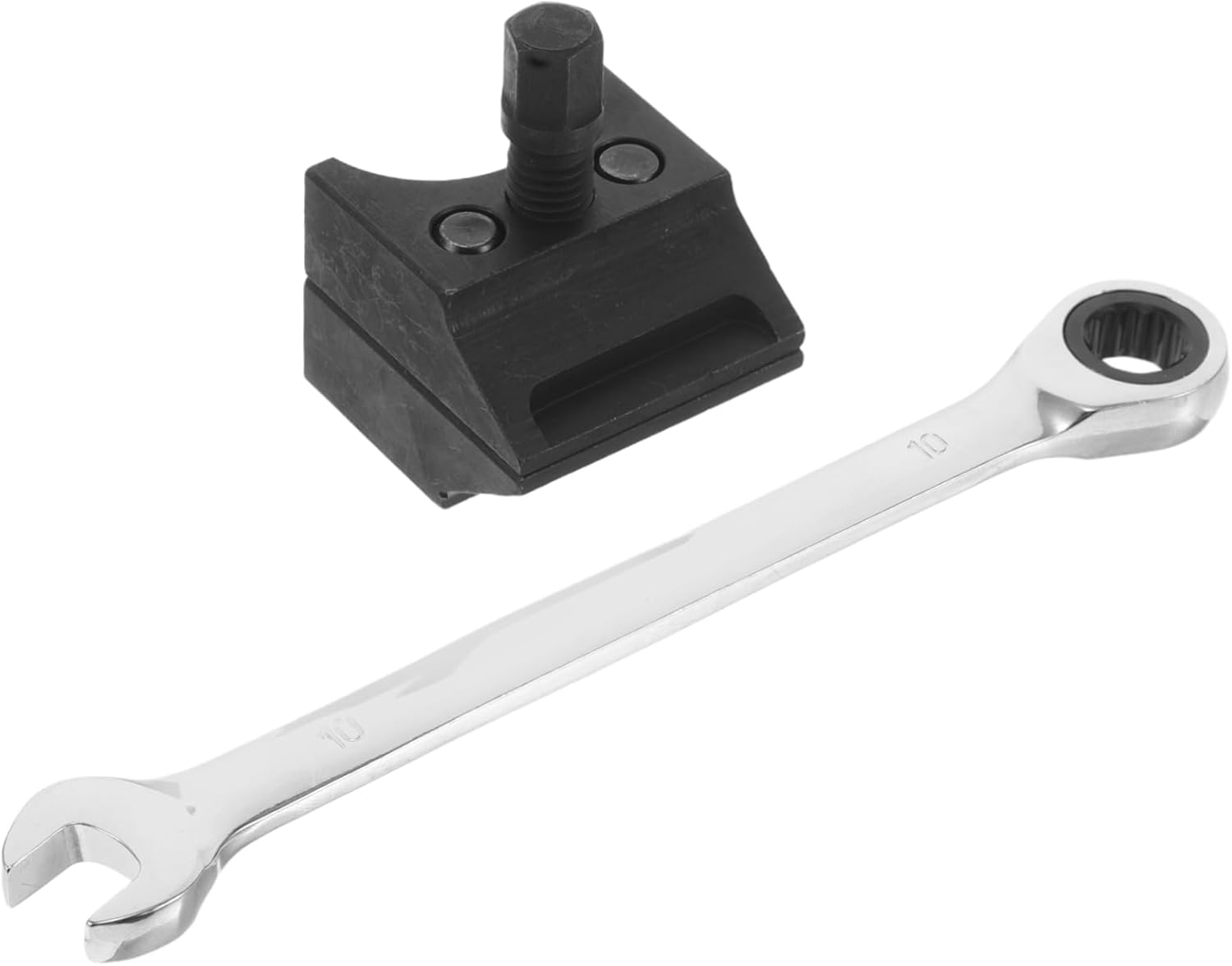 LOORGVEL Ball Joint Separator and Shock Absorber Spreader Tool with Wrench, Black Automotive Specialty Garage Tool for Suspension and Steering, Professional Vehicle Balljoint Removal Equipment