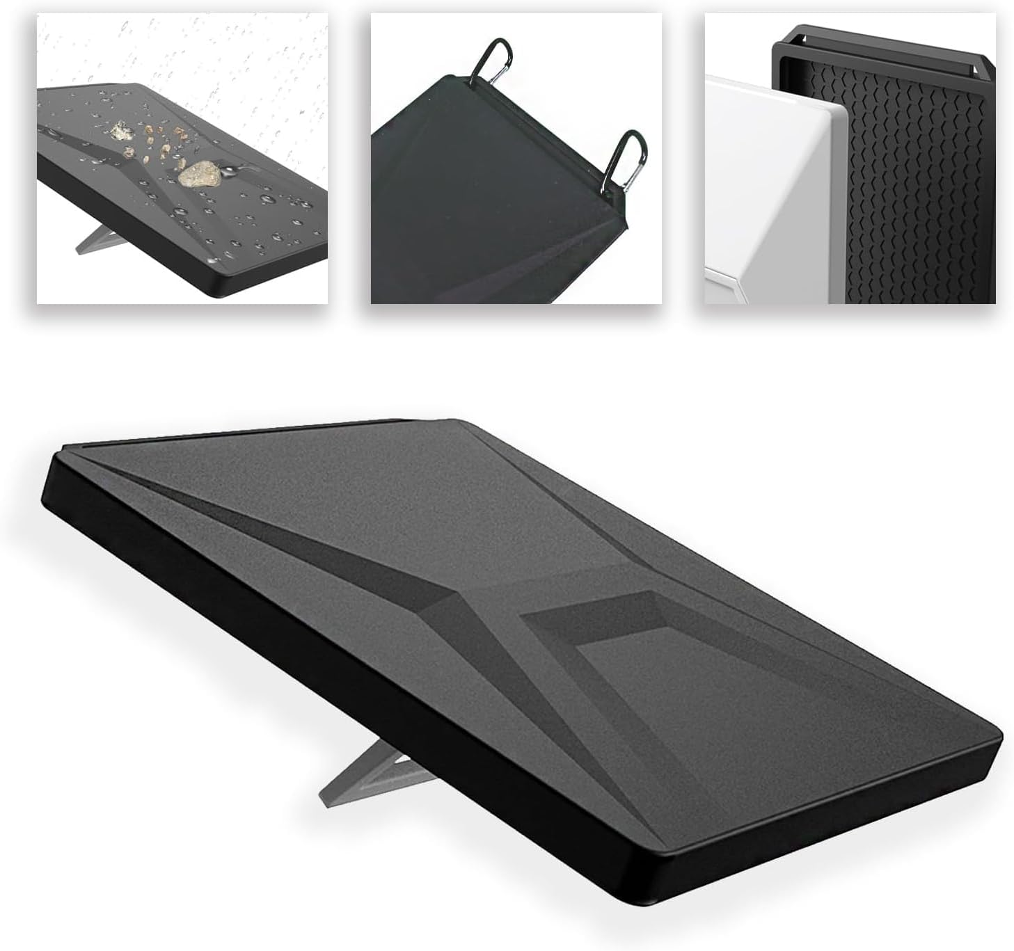 Daboot Starlink Mini Protector - Star Link Mini Case Silicone Cover for Mini Starlink Dishy Accessories Outdoor Travel Anti-Bump and Anti-Drop (White)