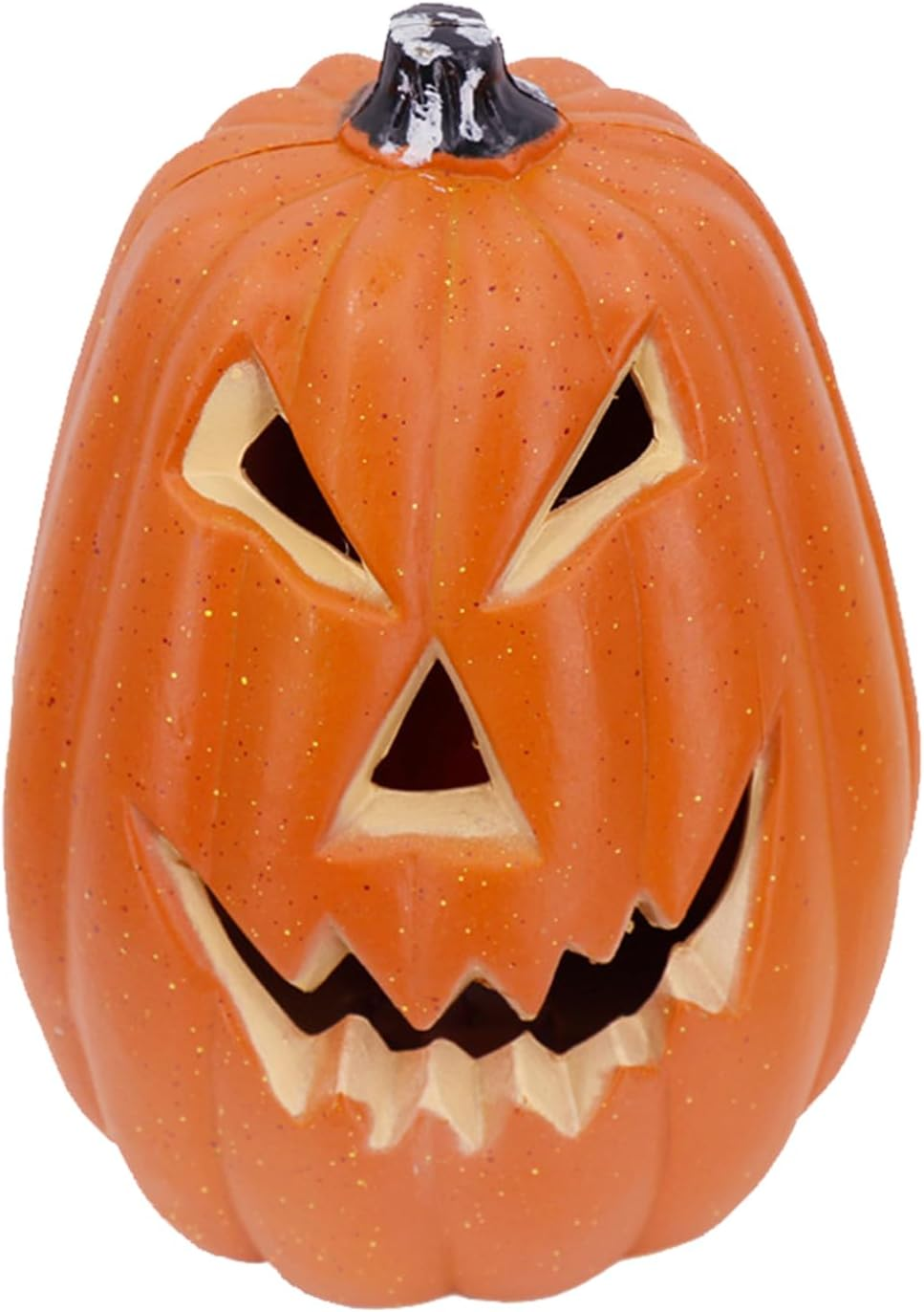 Light up Pumpkin - Decorative Scary LED Decor - Halloween Decorative Hollow Lights for Party Home Indoor Bedroom Living Room Kitchen Table Shelf Cabinet Fireplace Mantel image number 3