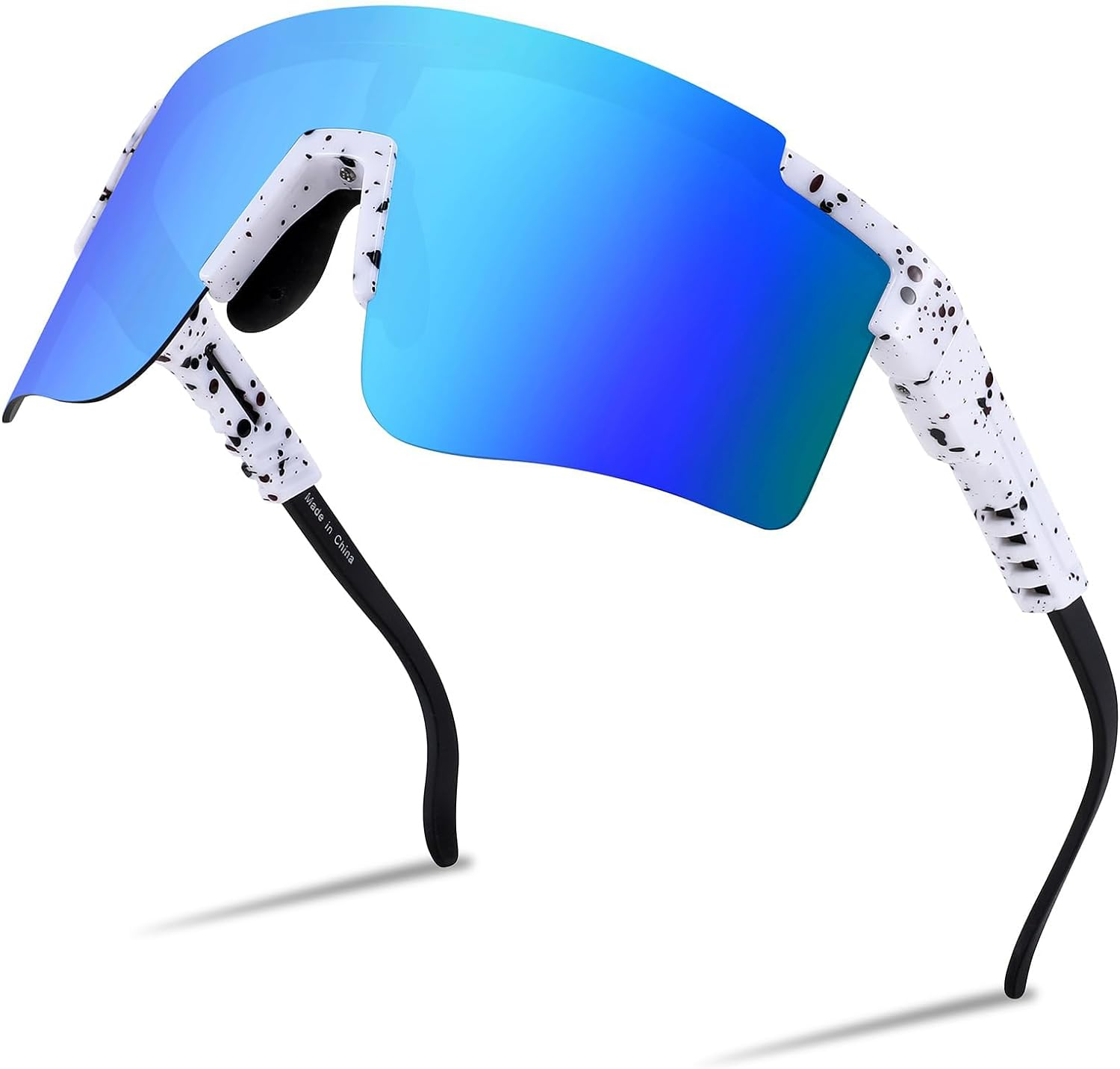 FEISEDY Sports Sunglasses for Women Men, UV400 Protection Outdoor Cycling Running Biking Sports Goggles