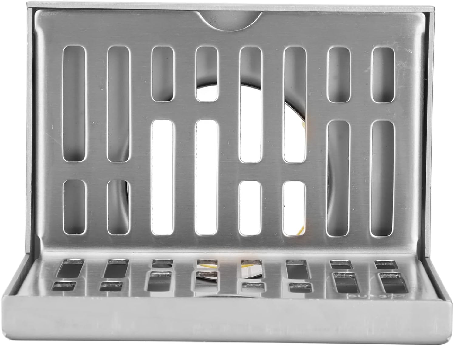 Sturdy Wall L Shaped Drain, Side Drain for 2.3In Pipes, Beautiful and Practical Design, Ideal for Bathroom, Kitchen, and Balcony Installation image number 6