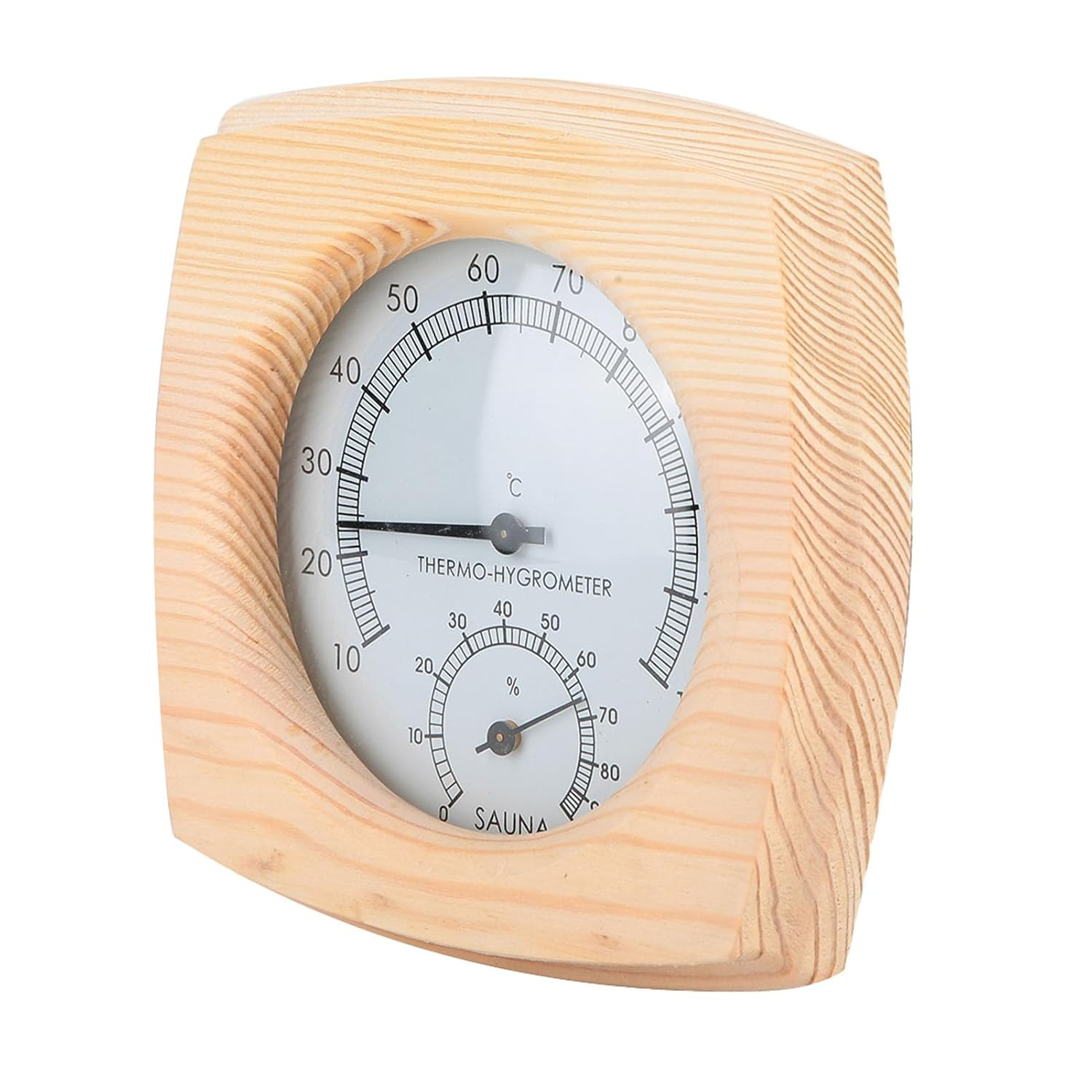 Zerodis Sturdy Sauna Room Digital Thermometer Hygrometer with High Temperature for and Accurate Monitoring, Ideal for Sauna Room, Bathroom, and Sweat Stream image number 5