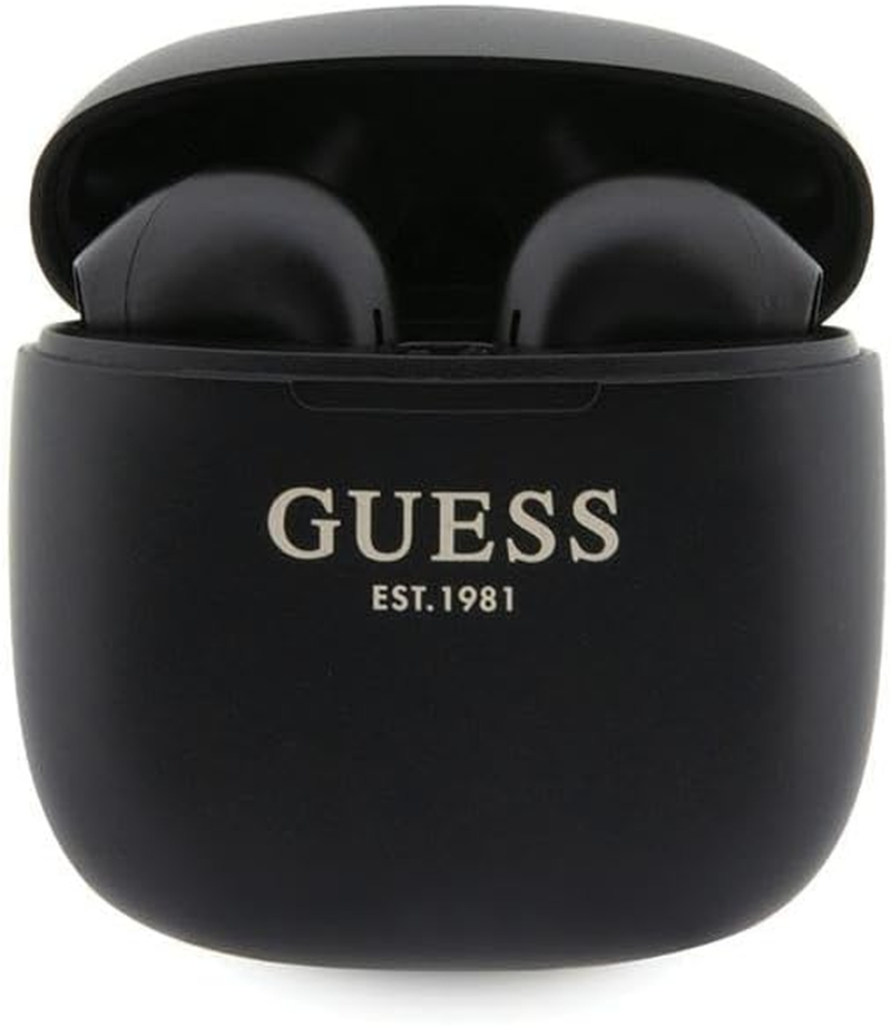 Guess Bluetooth Headphones GUTWST26PSK TWS + Docking Station Black Classic EST Logo image number 2