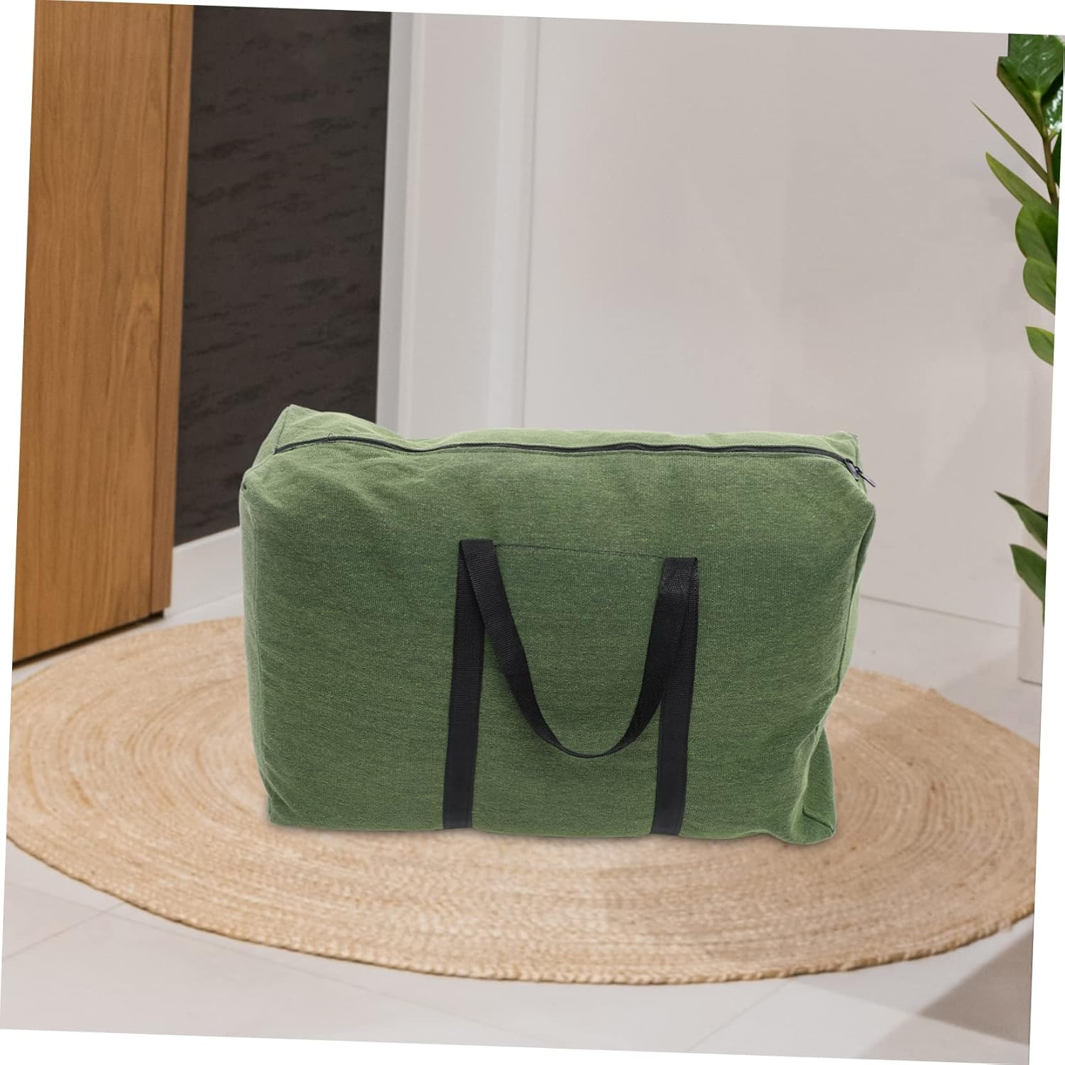 NAMOARLY Gym Sports School Travel Moving Bag Large Duffle Luggage Canvas Storage Bag image number 4