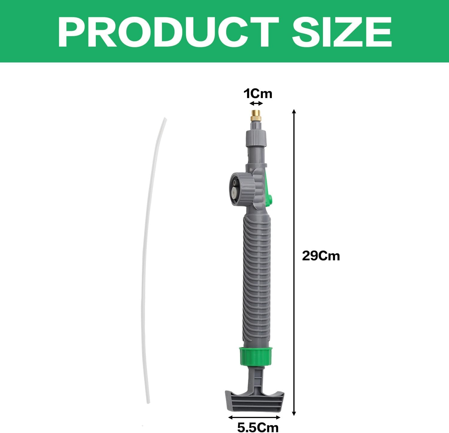 High-Pressure Handheld Garden Sprayer &ndash; Adjustable Nozzle Watering Spray Bottle for Plants, Lawn, Flowers & Home Cleaning, Durable Compact Design image number 2