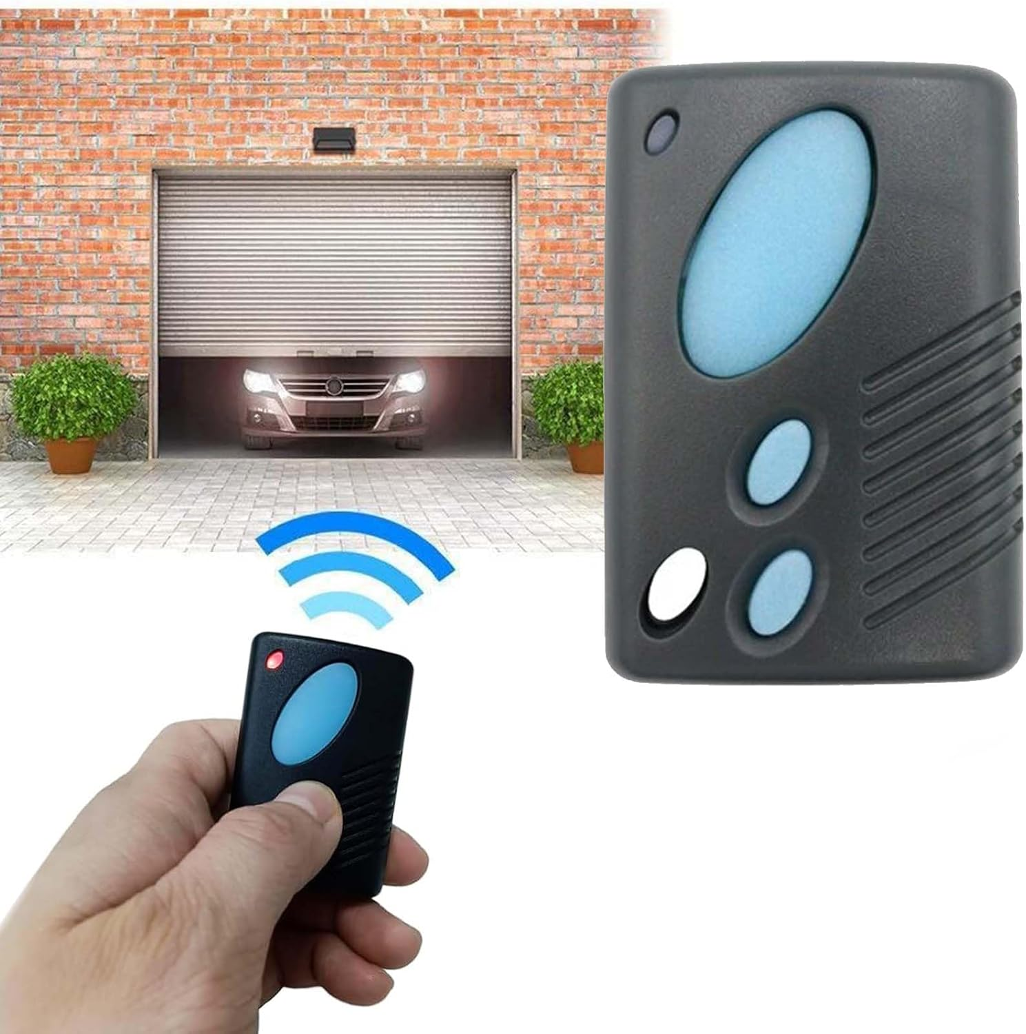 Garage Remote Controls Compatible with Gliderol TM-305C Garage Door Replacement Opener Remote for GRD2000 GTS2000 Garage Door Operator 315Mhz 3-Channel Garage Door Remote Control - 2 Pack image number 5