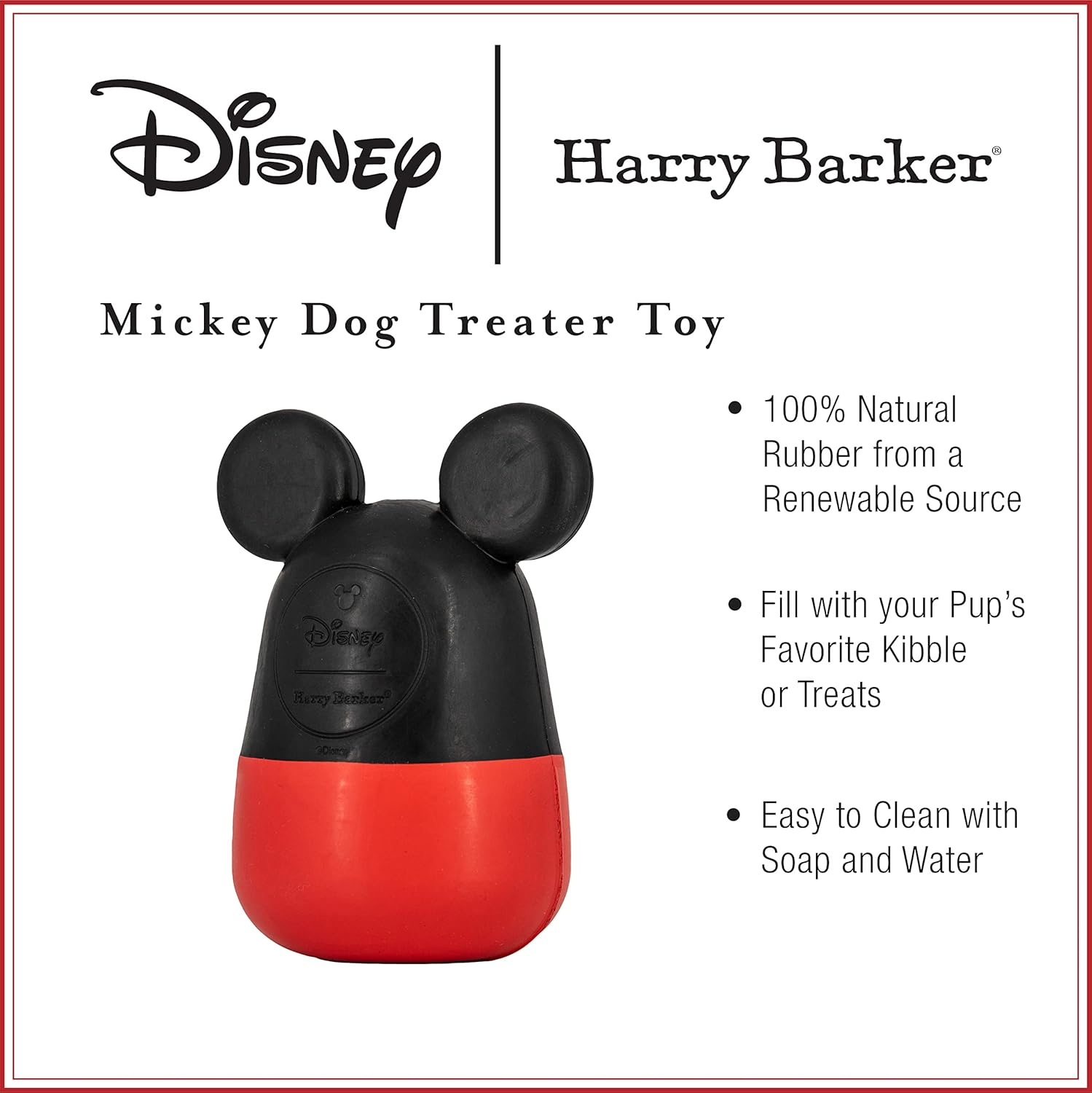 Harry Barker Mickey Dog Toys, Dog Balls, Dog Treater image number 6