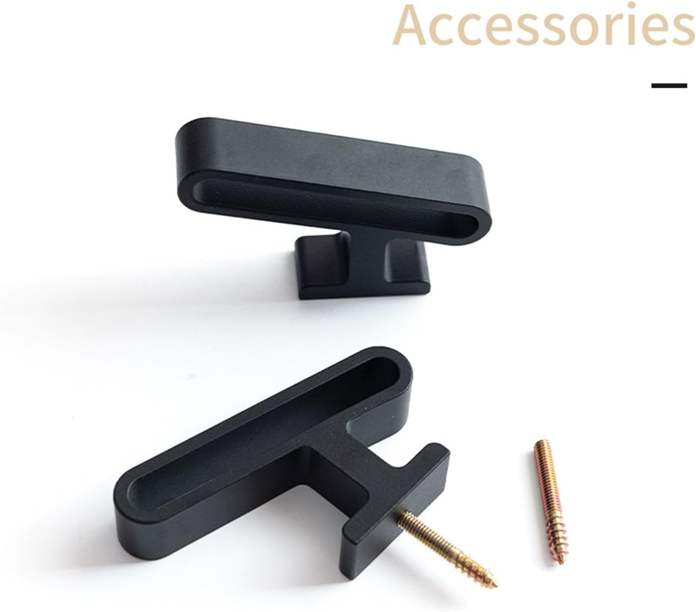 LMSNE Curtain Tiebacks,Wall Mounted Curtain Holdbacks with Screws, 2 Pcs Decorative Curtain Hooks for Home Office Decor. image number 3