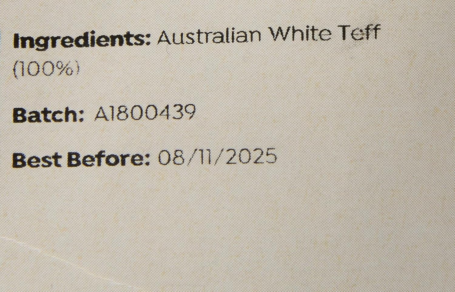 Honest to Goodness, Australian Teff Flour, 500Grams - a Nutritious and Sustainable Gluten-Free Flour. Made from Ivory Teff Grain. Australian Grown 100%. image number 4